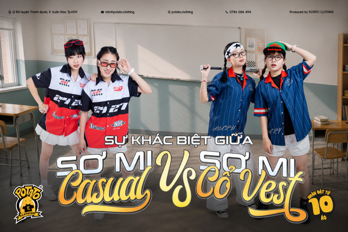Áo Sơ-Mi Casual & Sơ-Mi Cổ Vest: Có Gì Khác Nhau?