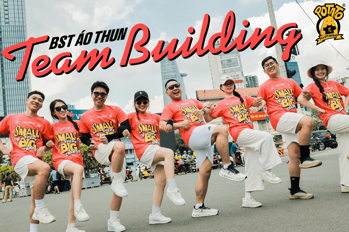 Giới thiệu BST áo thun team building 2025 – Bí quyết gắn kết và nâng tầm hình ảnh doanh nghiệp