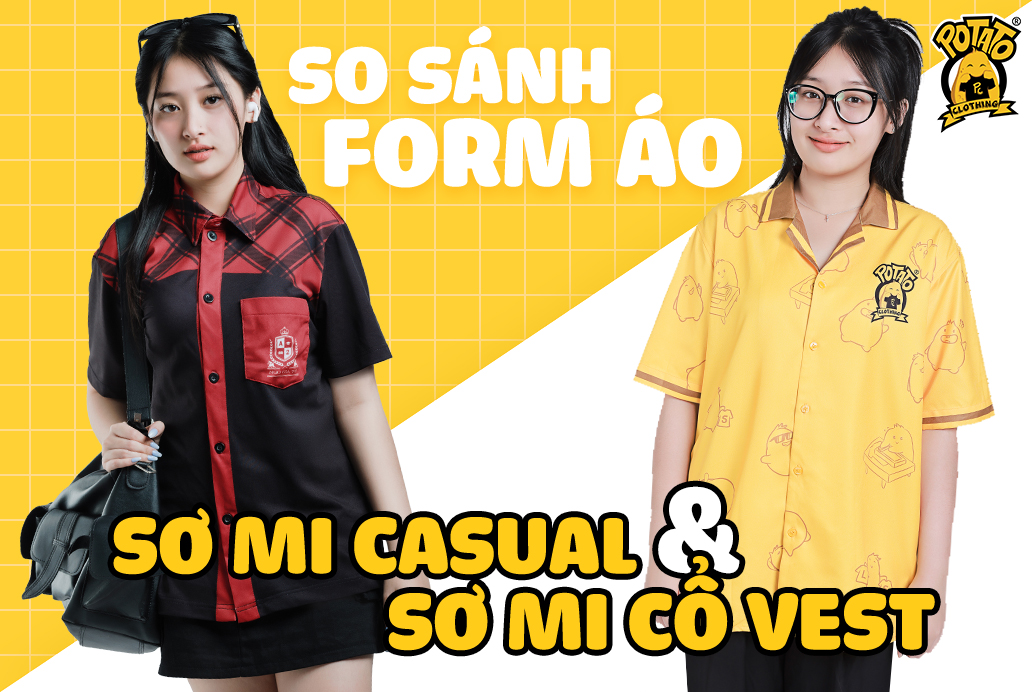 Áo Sơ-Mi Casual & Sơ-Mi Cổ Vest: Có Gì Khác Nhau?