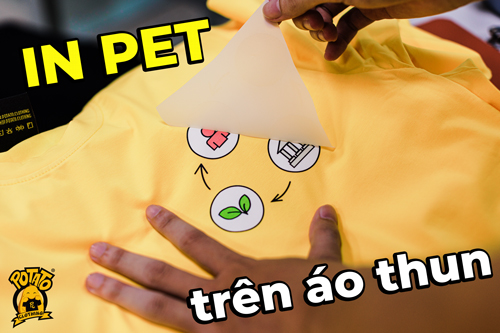 In PET là gì? Quy trình sản xuất PET in áo thun như thế nào?