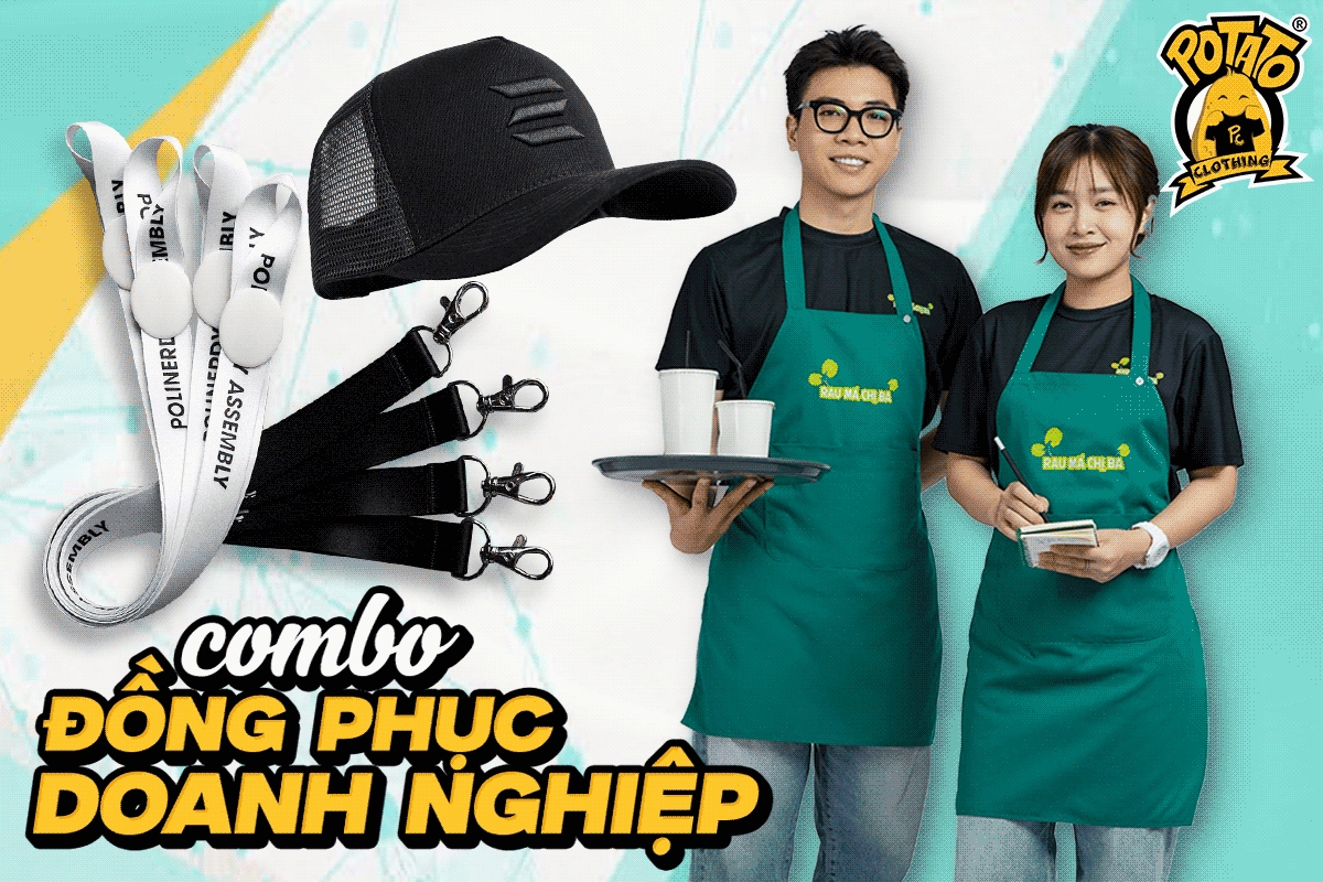 Khuyến mãi combo đồng phục doanh nghiệp siêu tiết kiệm tại Potato Clothing