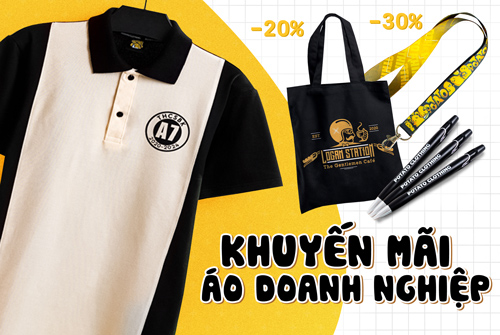 KHUYẾN MÃI LỚN KHI ĐẶT ĐỒNG PHỤC DOANH NGHIỆP TẠI POTATO CLOTHING