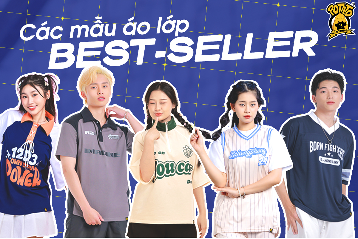 Tổng hợp các mẫu áo lớp best-seller tại Potato Clothing
