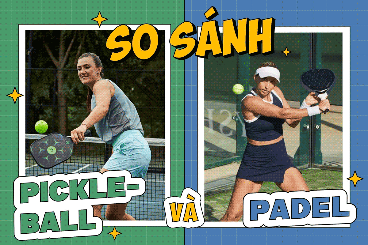 So sánh pickleball và padel có gì khác nhau?