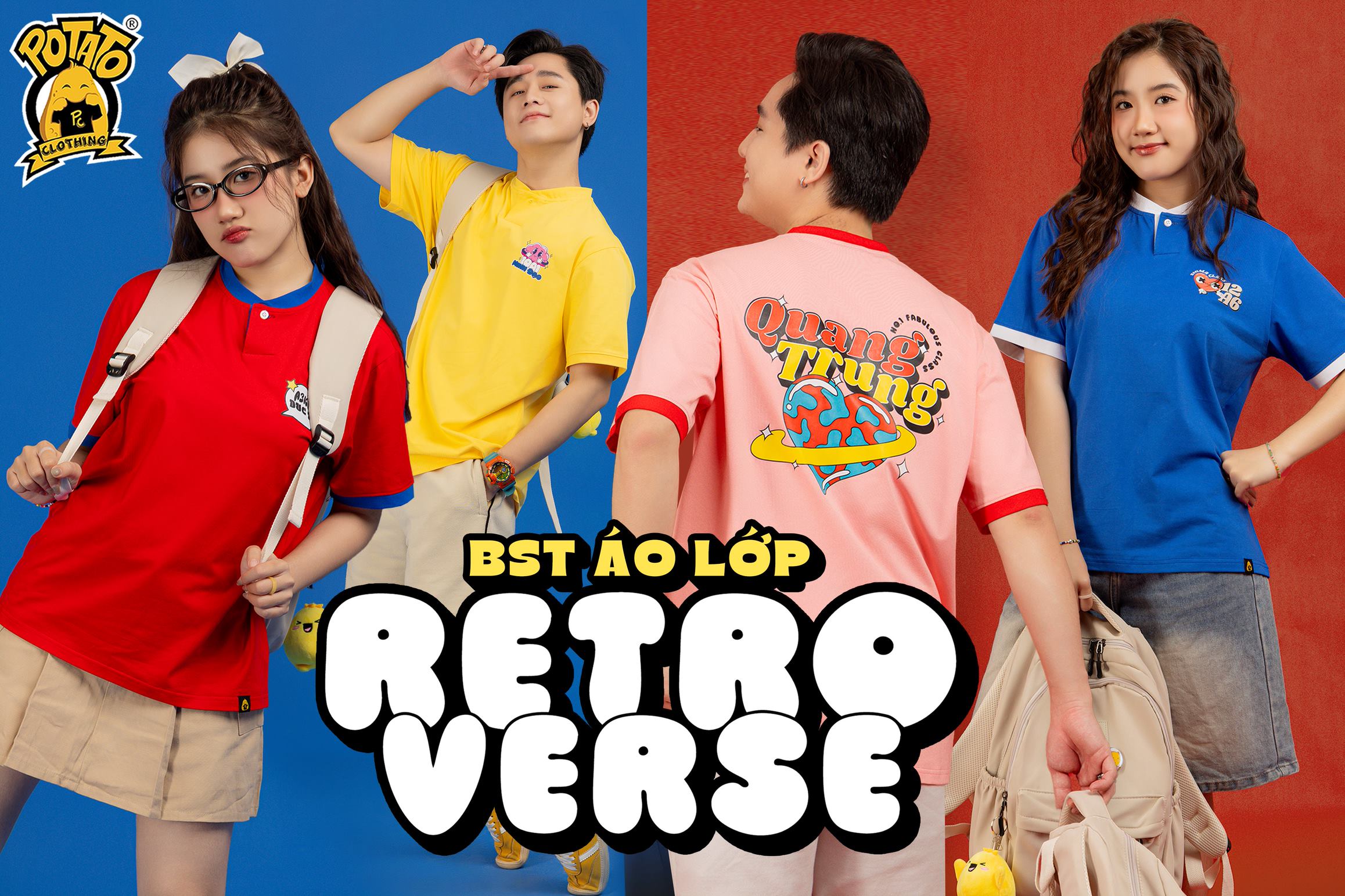 Khám phá BST áo lớp Retroverse - Mang đậm phong cách retro năng động, tươi mới