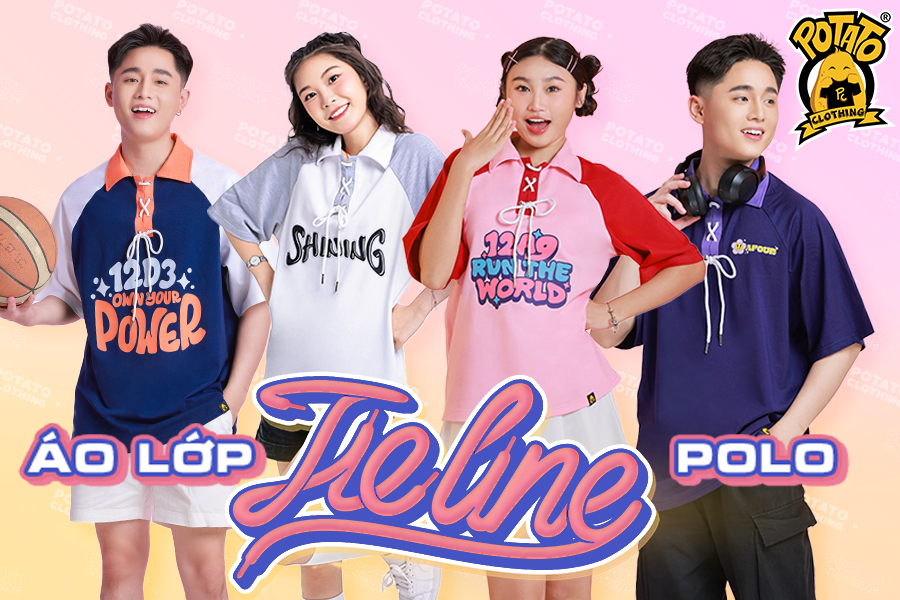 TIE LINE POLO - Siêu phẩm áo lớp đáng mong chờ nhất 2024