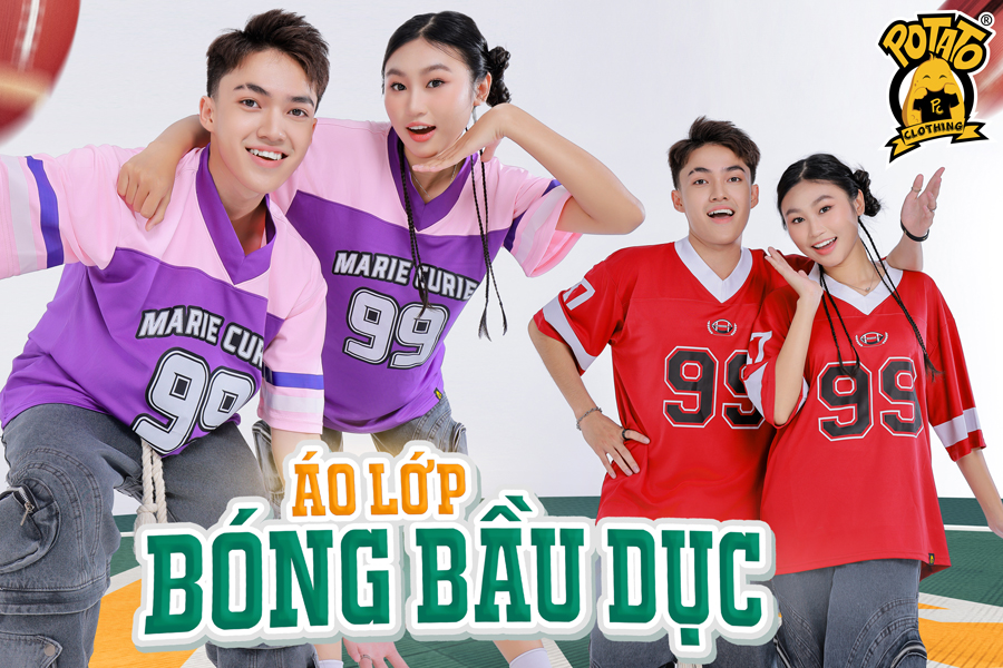 ÁO LỚP BÓNG BẦU DỤC: CHỈ CÓ TẠI POTATO CLOTHING