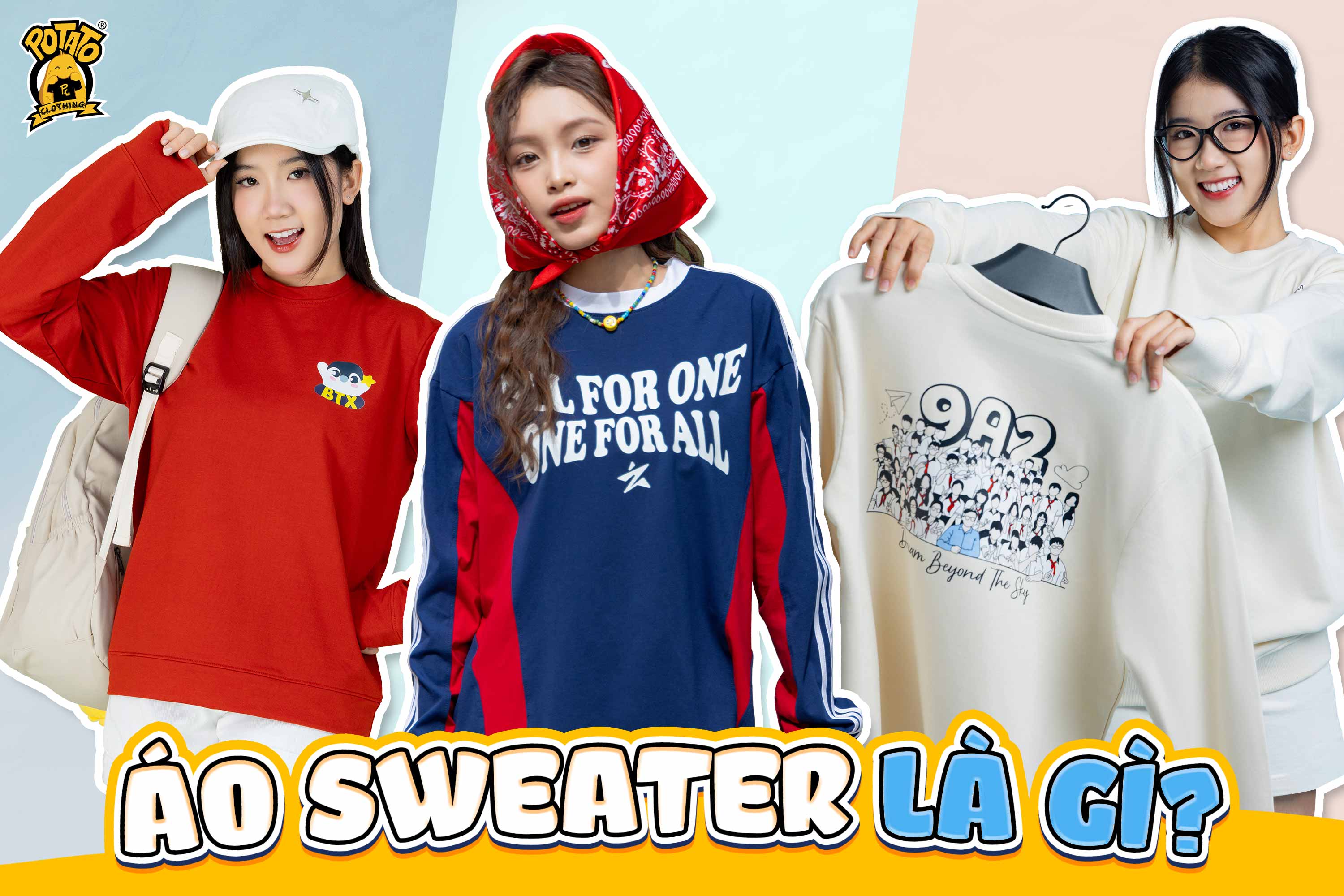 Áo sweater là gì? Cách phối đồ với áo sweater cực thời trang