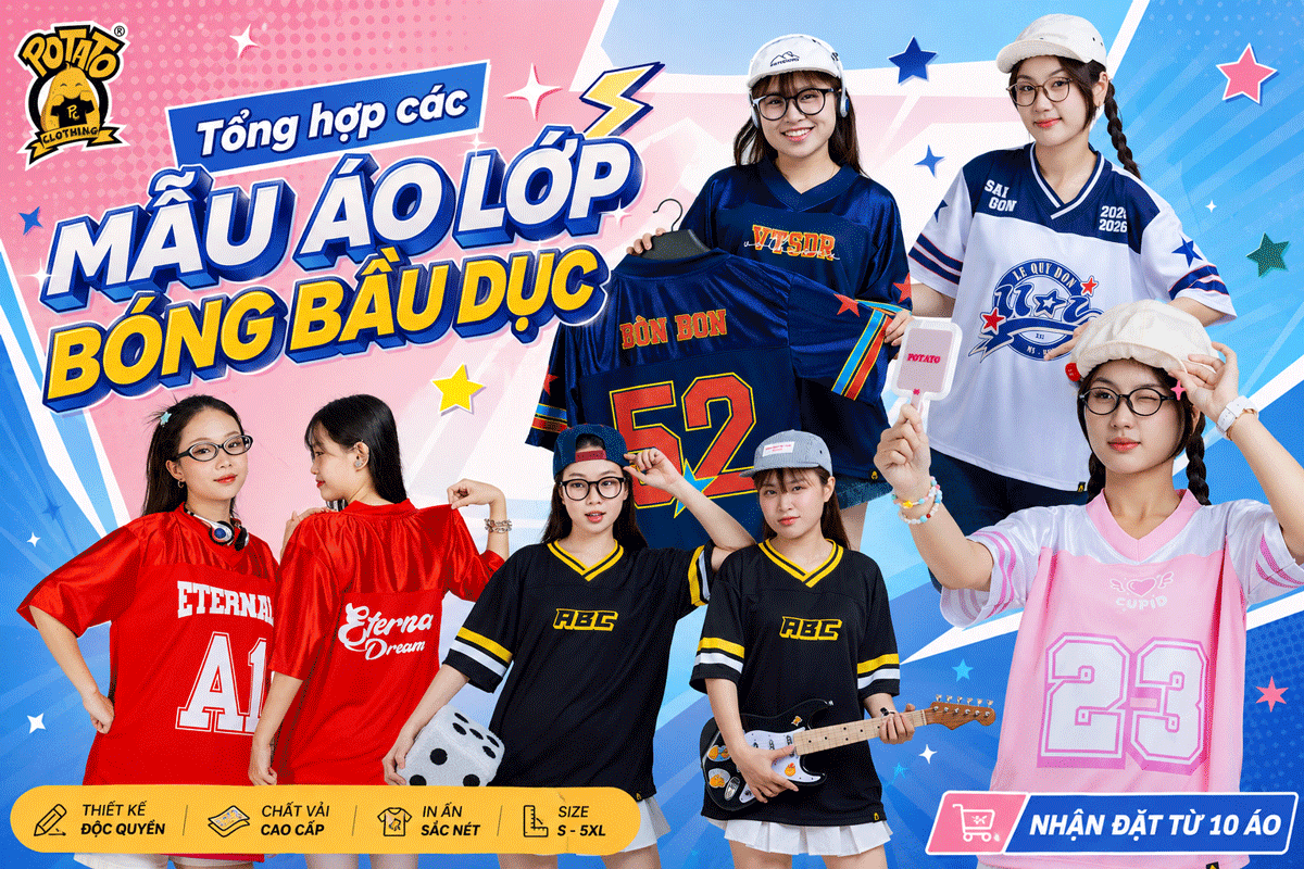 Tổng hợp 50+ mẫu áo lớp bóng bầu dục cực chất tại Potato