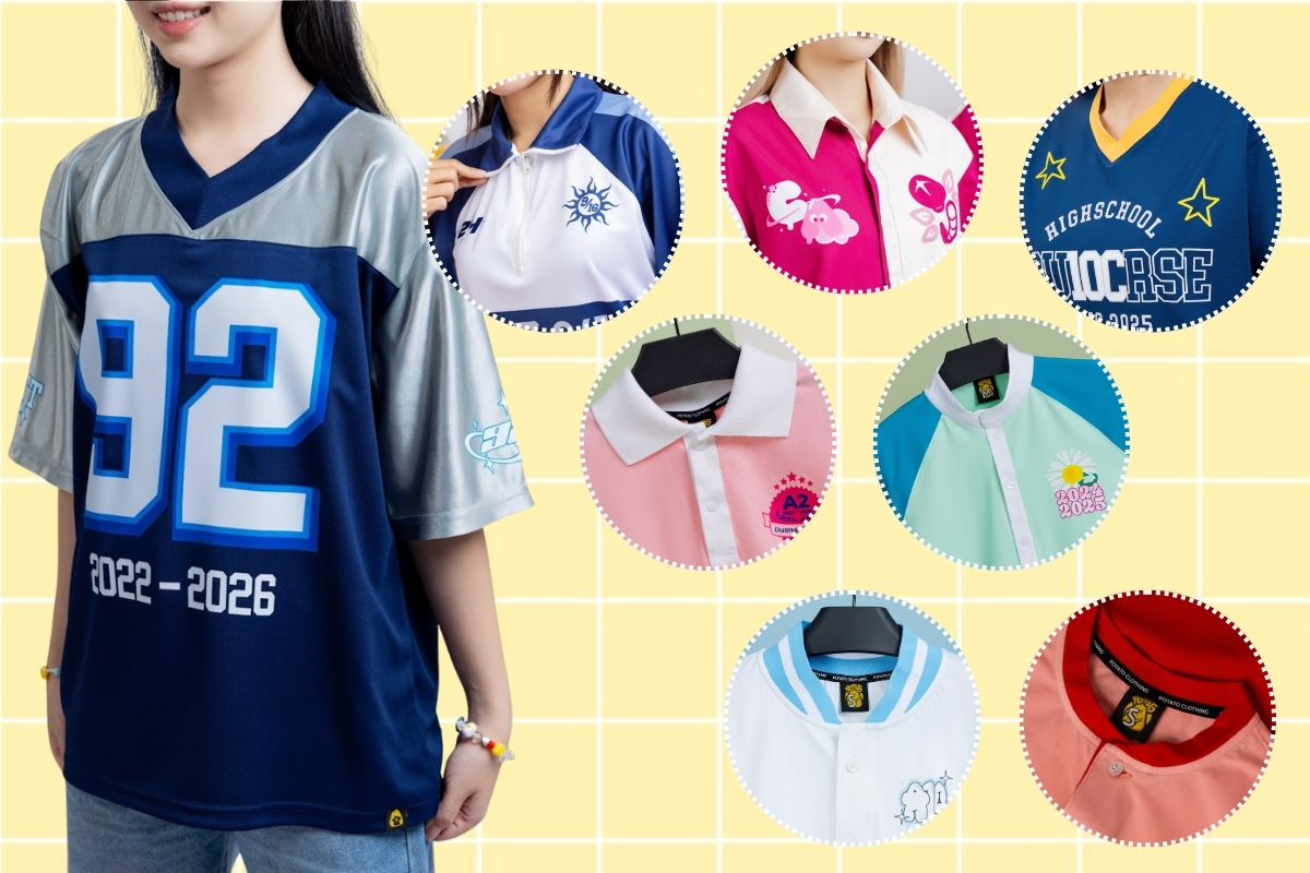 Tổng hợp các kiểu cổ áo thun phổ biến tại Potato