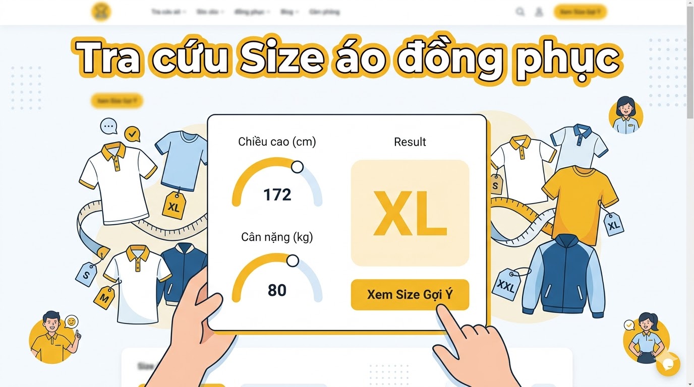 Tra Cứu Size Áo Đồng Phục Nhanh Chóng Cùng Potato Clothing