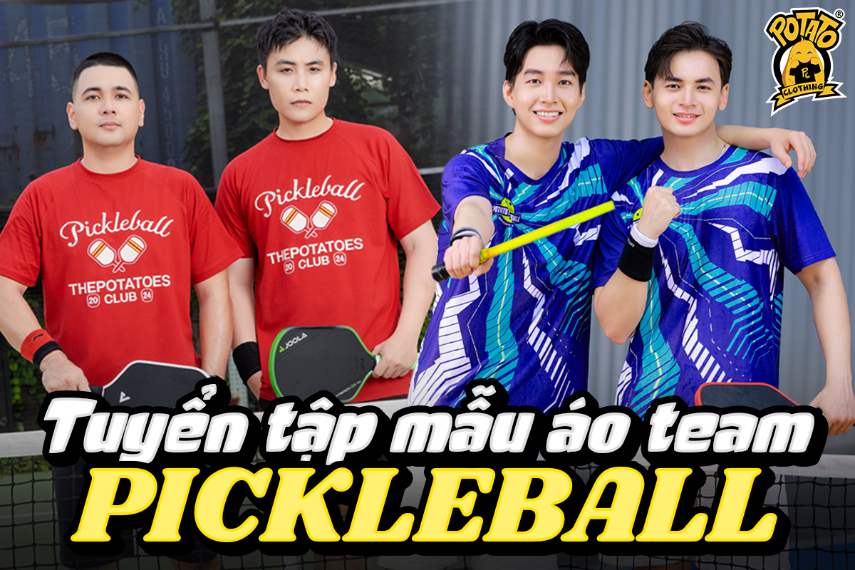 Giới thiệu các mẫu áo pickleball tại Potato Clothing