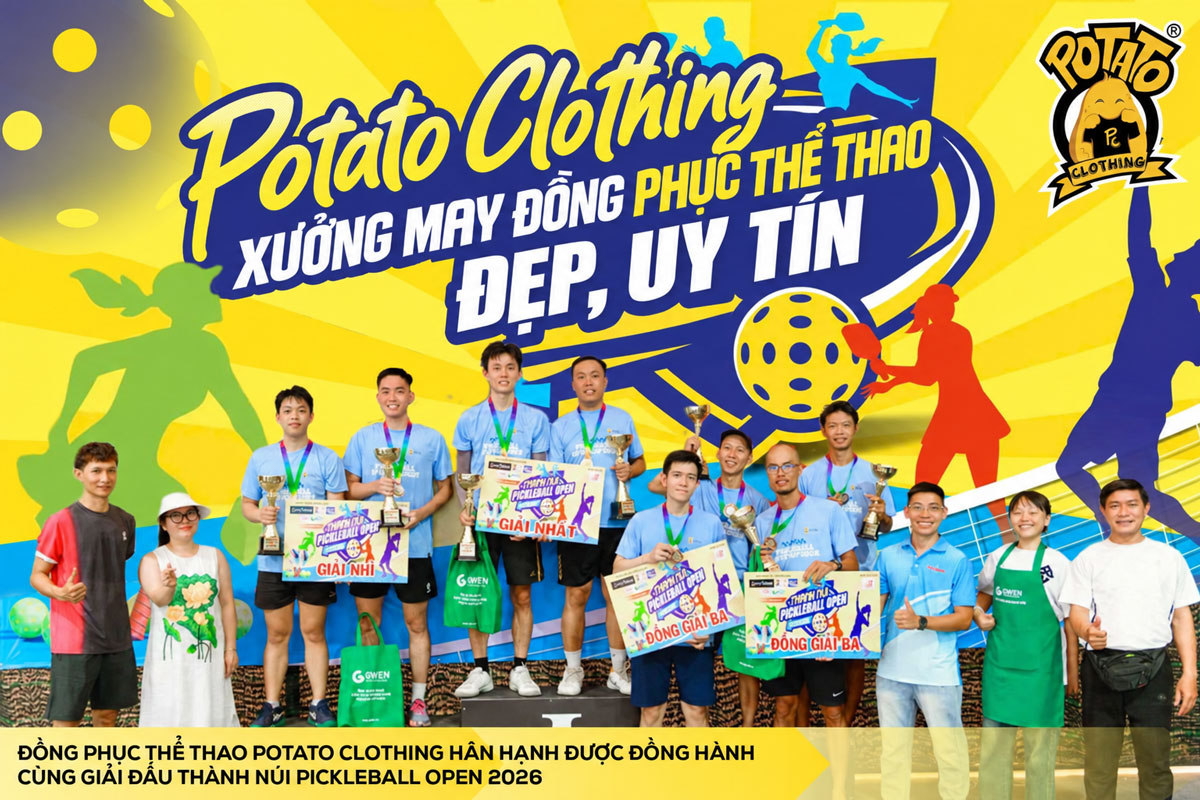 Potato Clothing - Xưởng may đồng phục thể thao đẹp, in theo yêu cầu tại TP.HCM