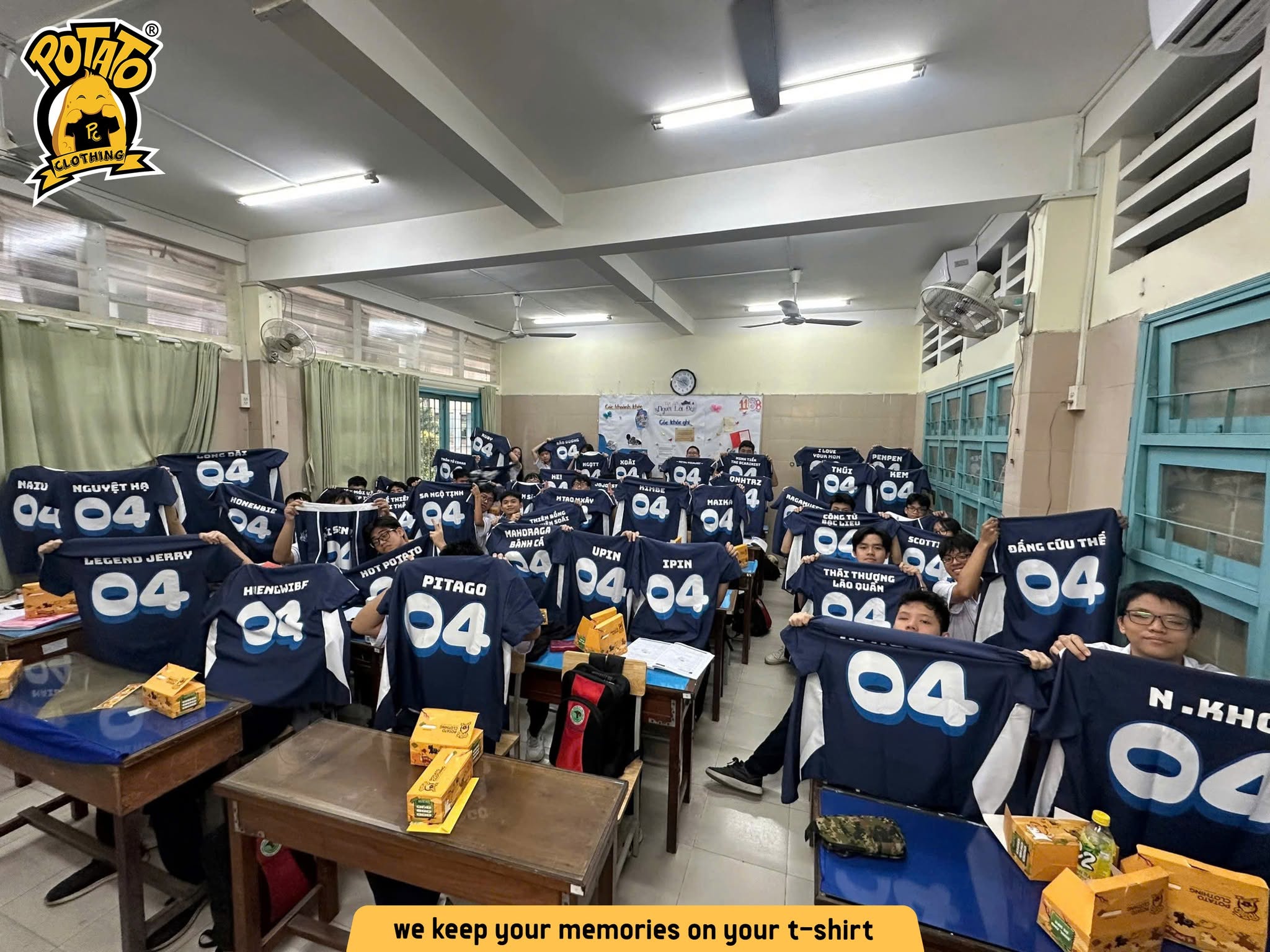 Feedback áo lớp sơ mi 10C04 Trần Phú - ảnh 3