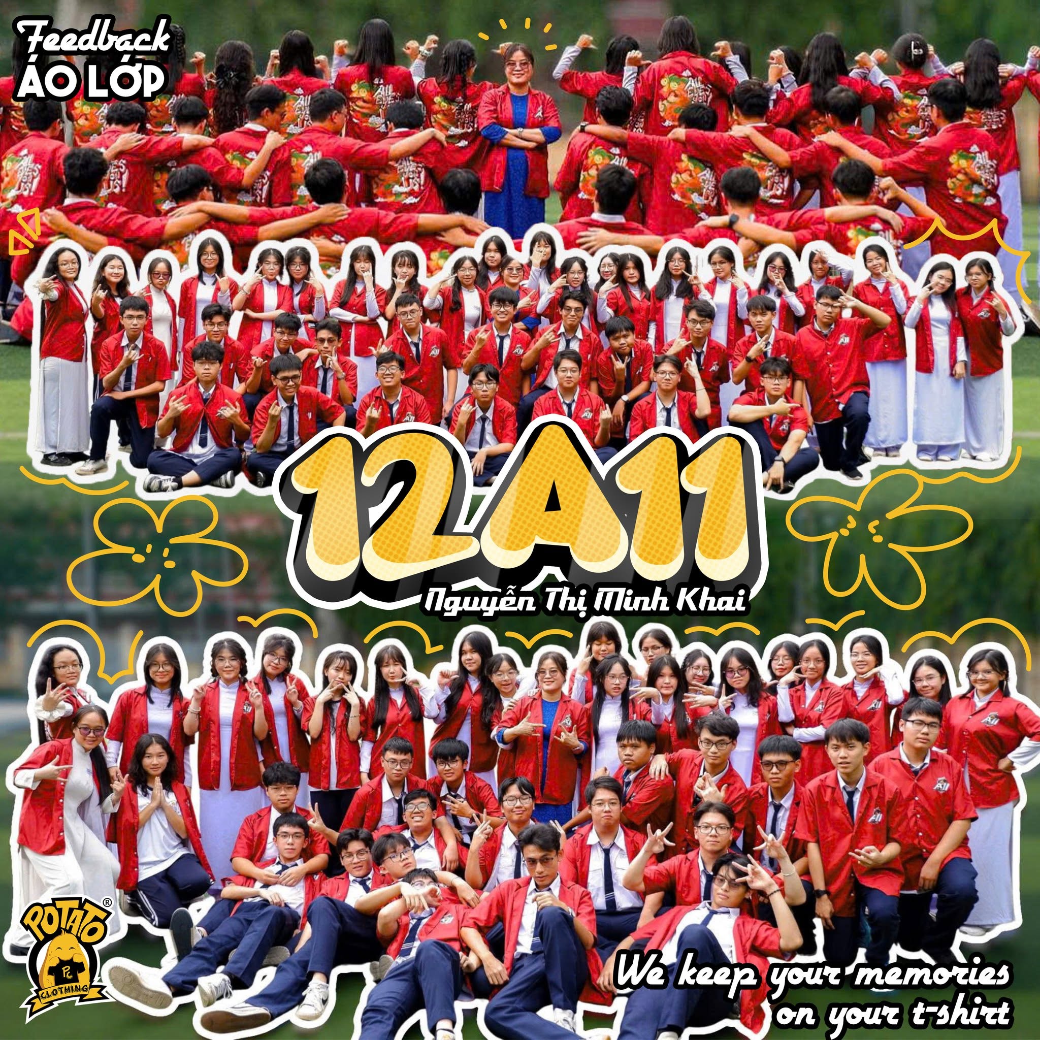 Feedback áo lớp sơ mi 12A11 Nguyễn Thị Minh Khai - ảnh 1