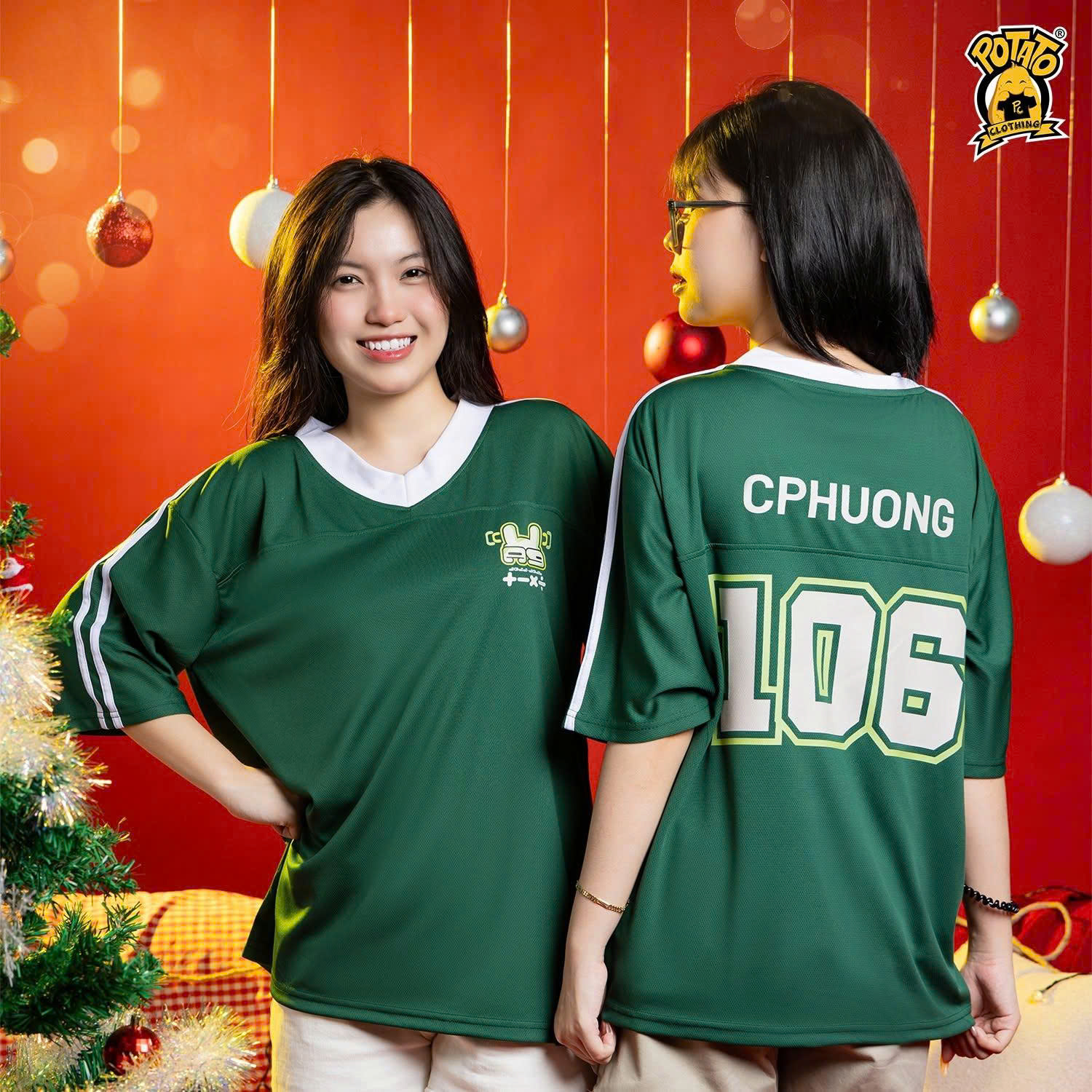 Áo lớp football jersey xanh lá mẫu 2