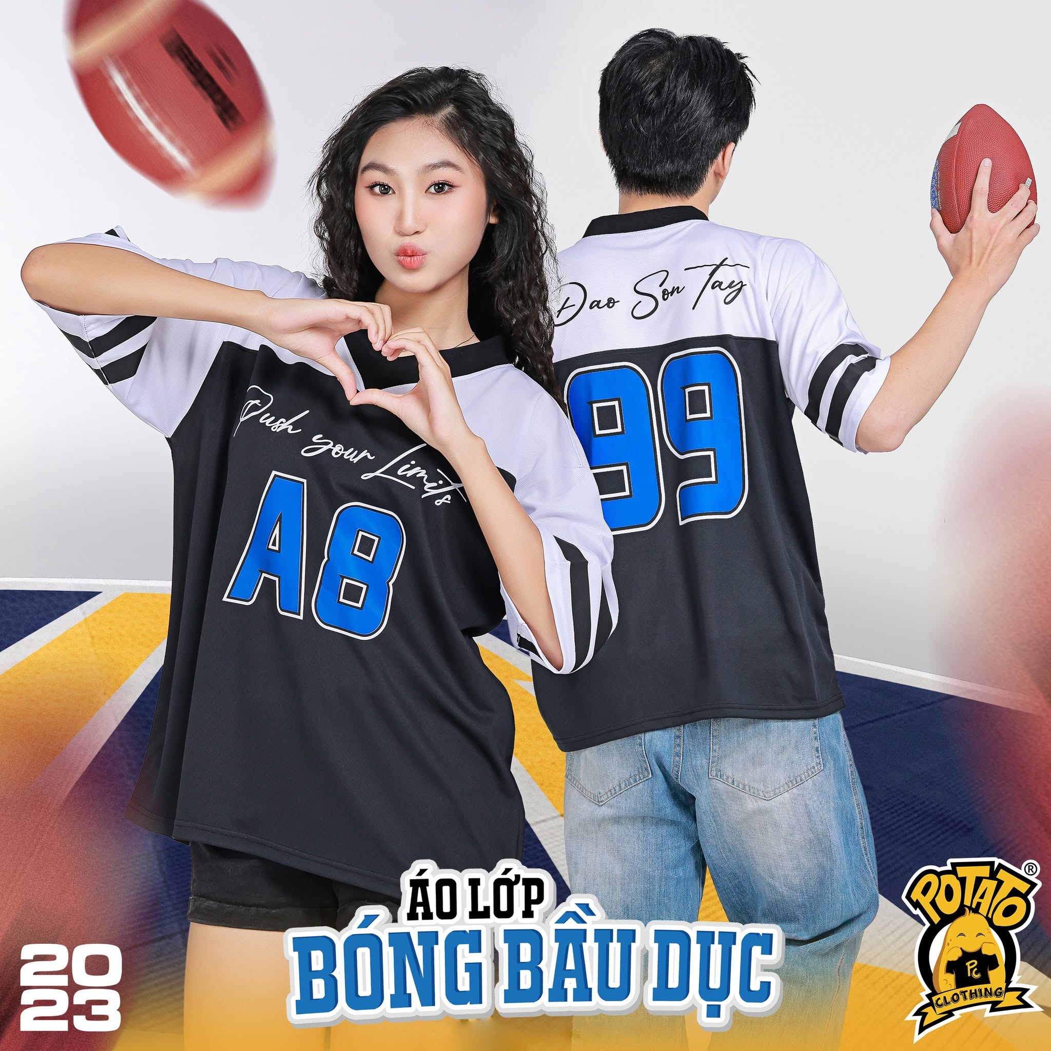Áo lớp Football mẫu 4