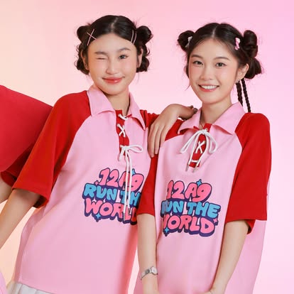 Áo lớp Tie Line Polo mẫu 1