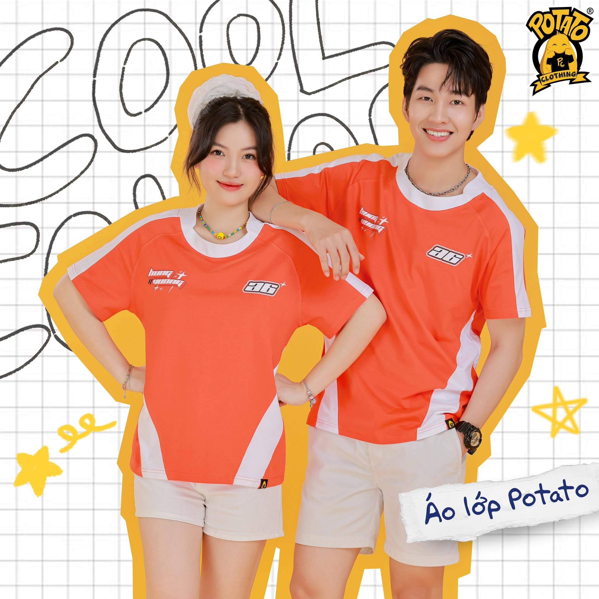 Áo lớp Cool Collar mẫu 2