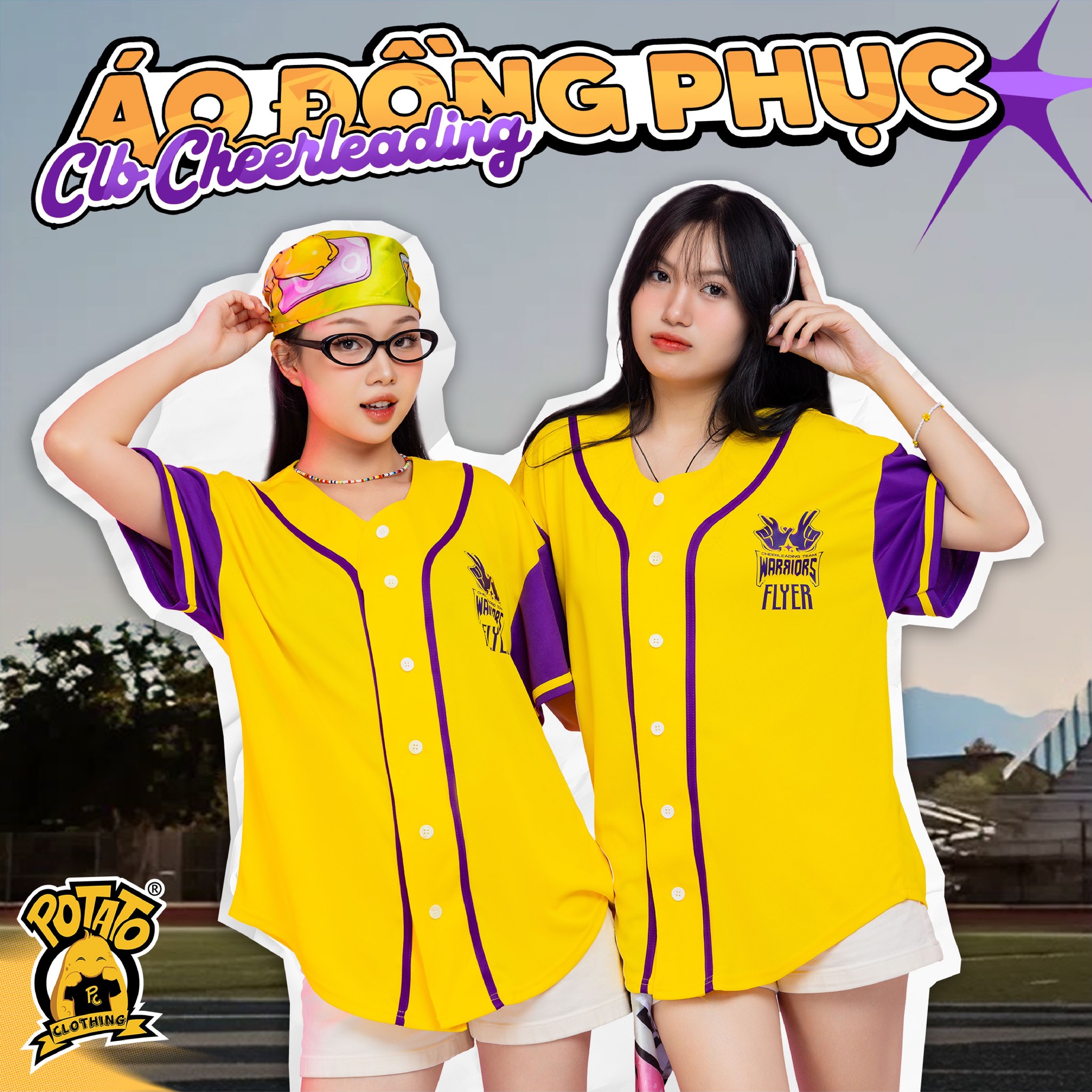 Áo bóng chày đồng phục nhóm nhảy Potato Clothing - ảnh 2
