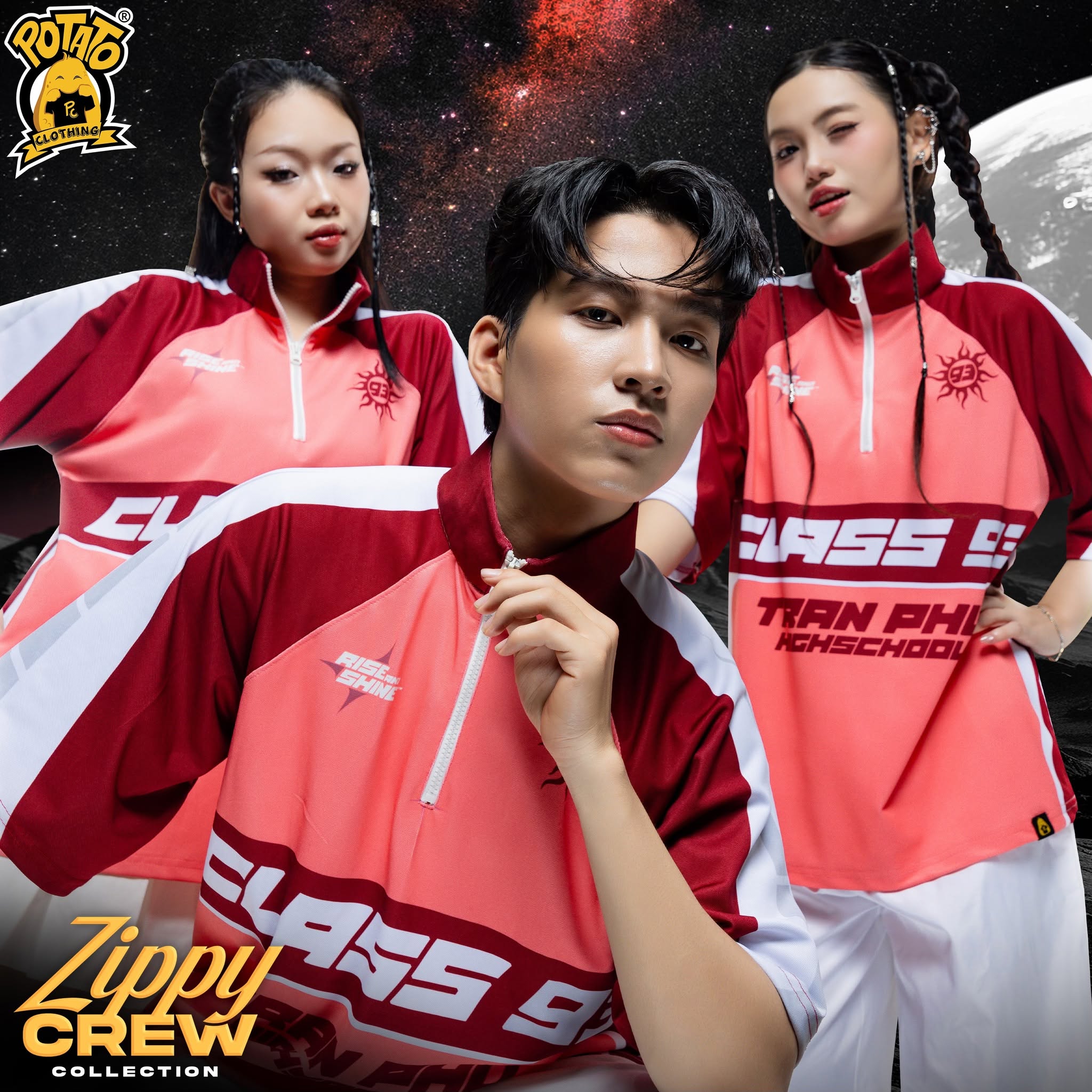 Áo lớp Zippy Crew mẫu 1