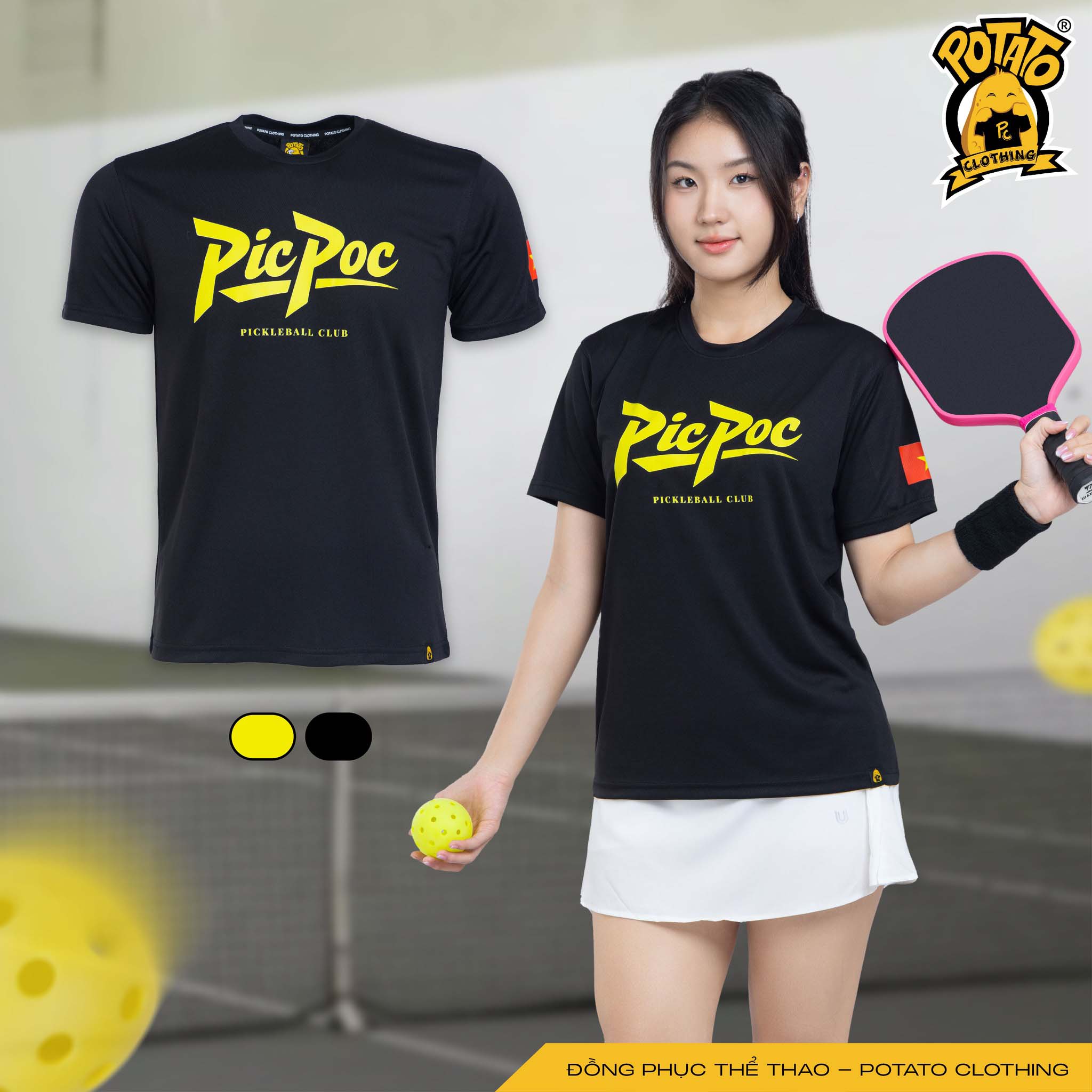 Mẫu áo đồng phục Pickleball số 9 — Potato Clothing