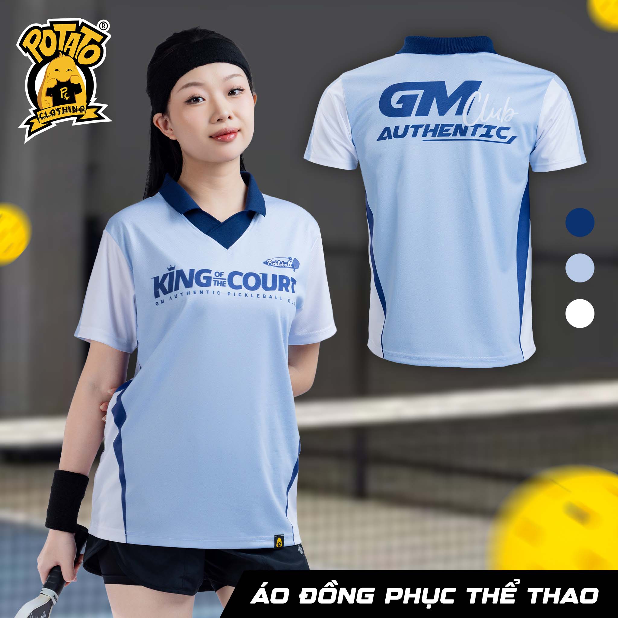 Mẫu áo đồng phục Pickleball số 7 — Potato Clothing