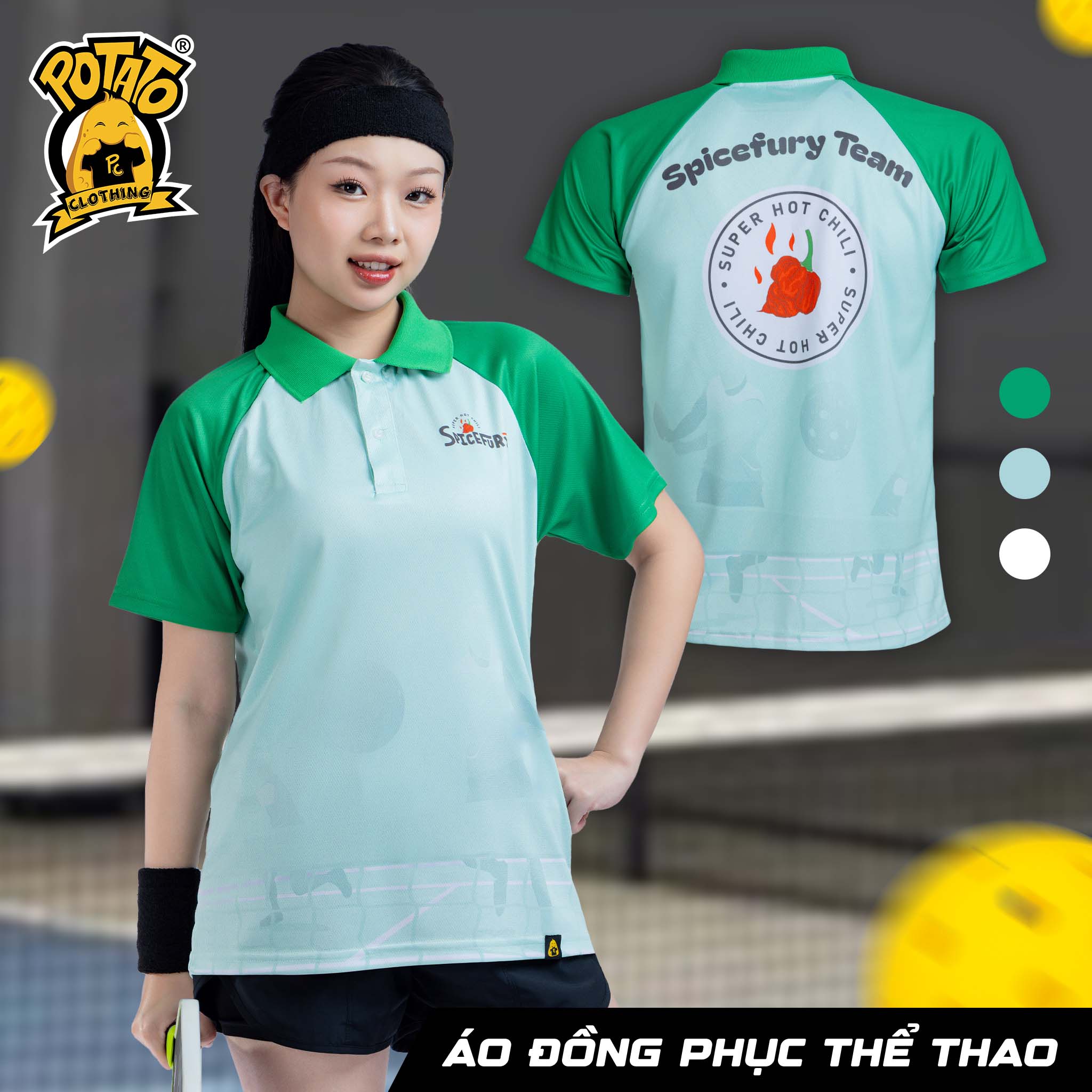 Mẫu áo đồng phục Pickleball số 6 — Potato Clothing