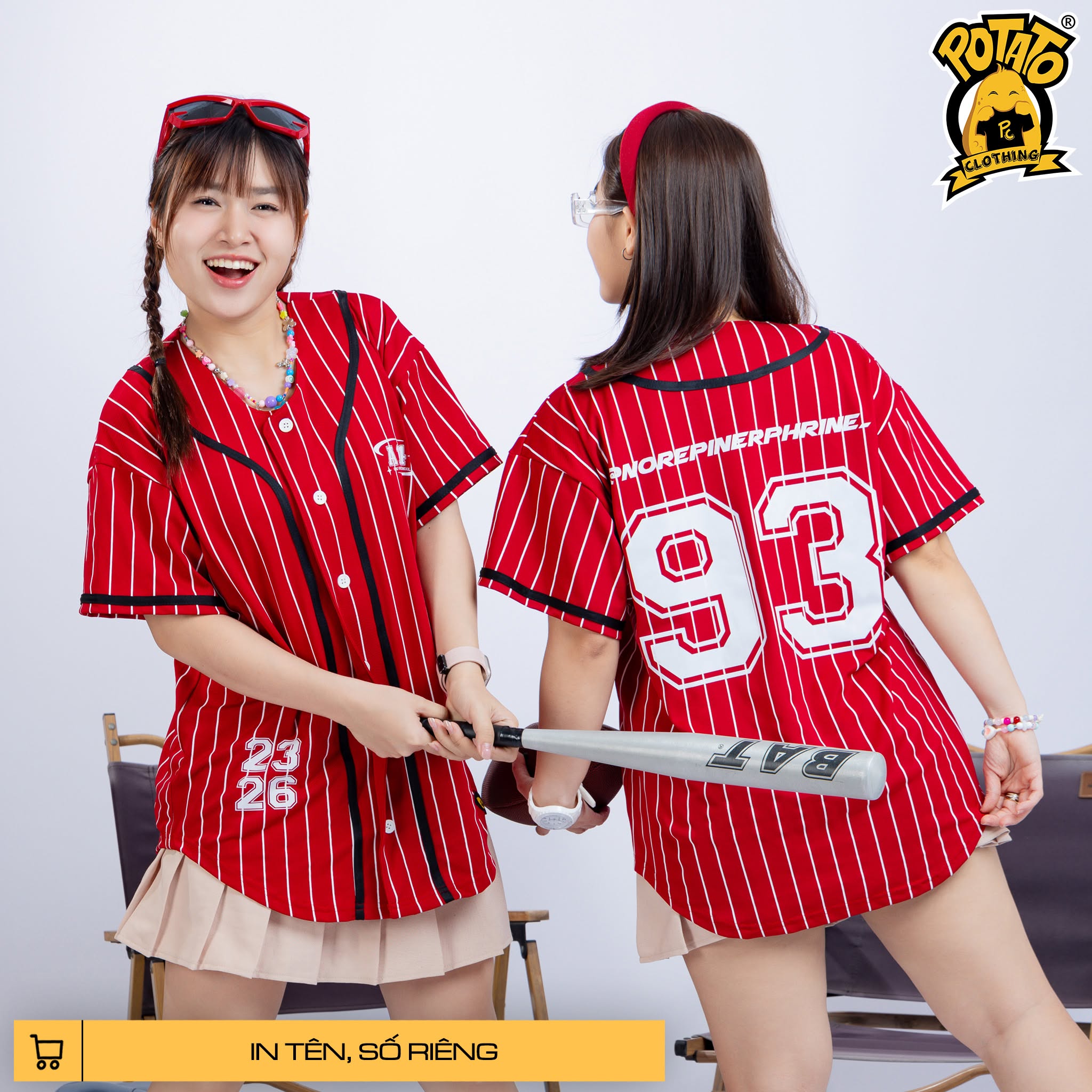 Áo bóng chày đồng phục nhóm nhảy Potato Clothing - ảnh 3