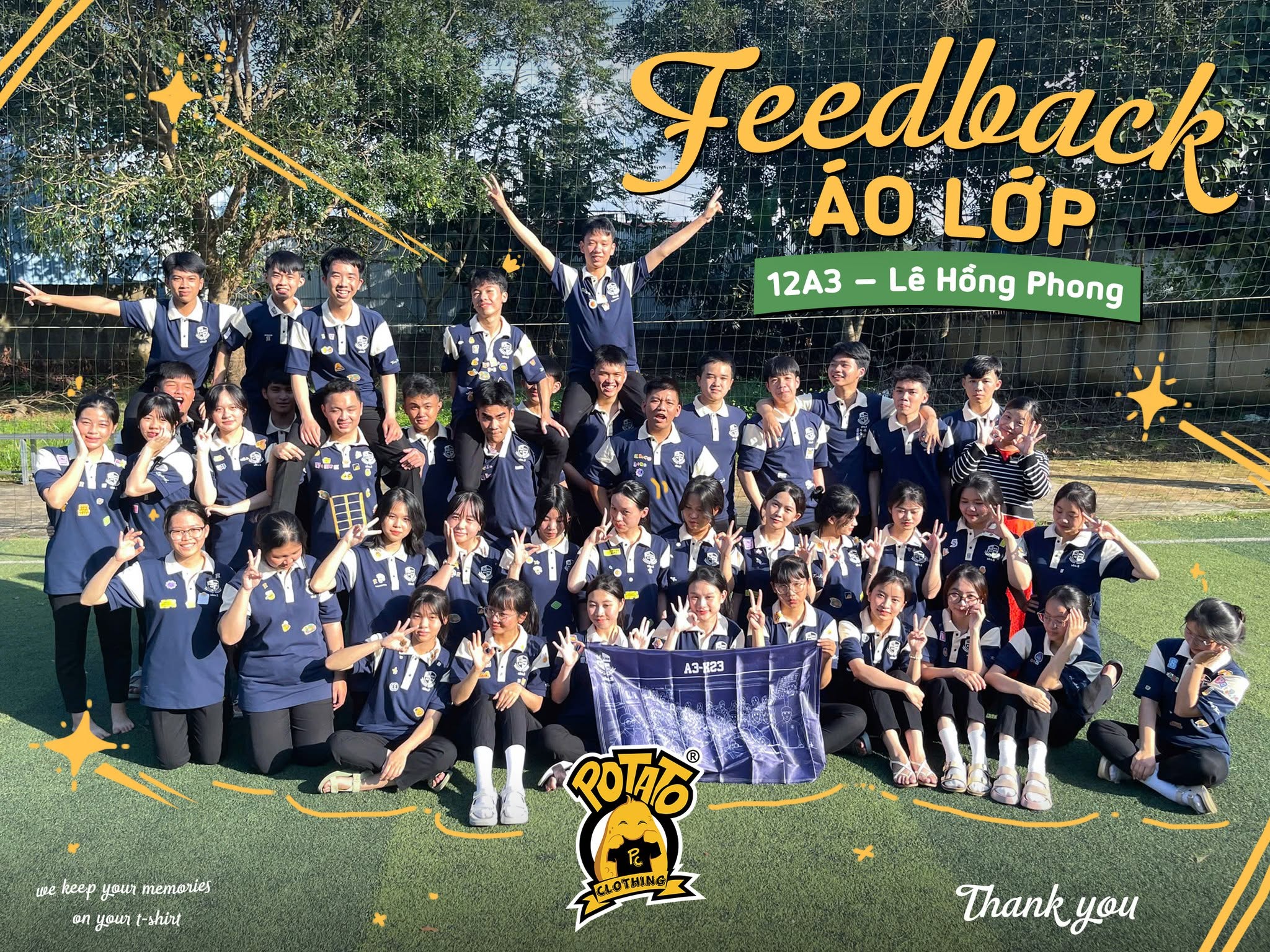 Feedback thực tế từ lớp mặc áo Potato 02