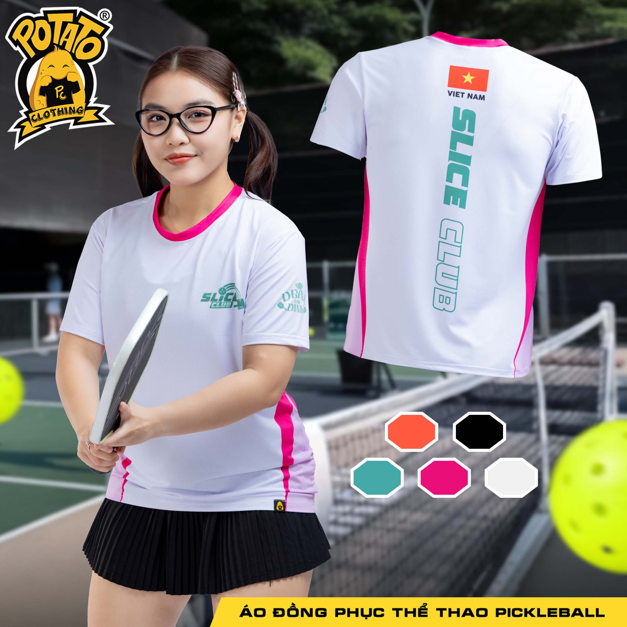 Mẫu áo đồng phục Pickleball số 5 — Potato Clothing