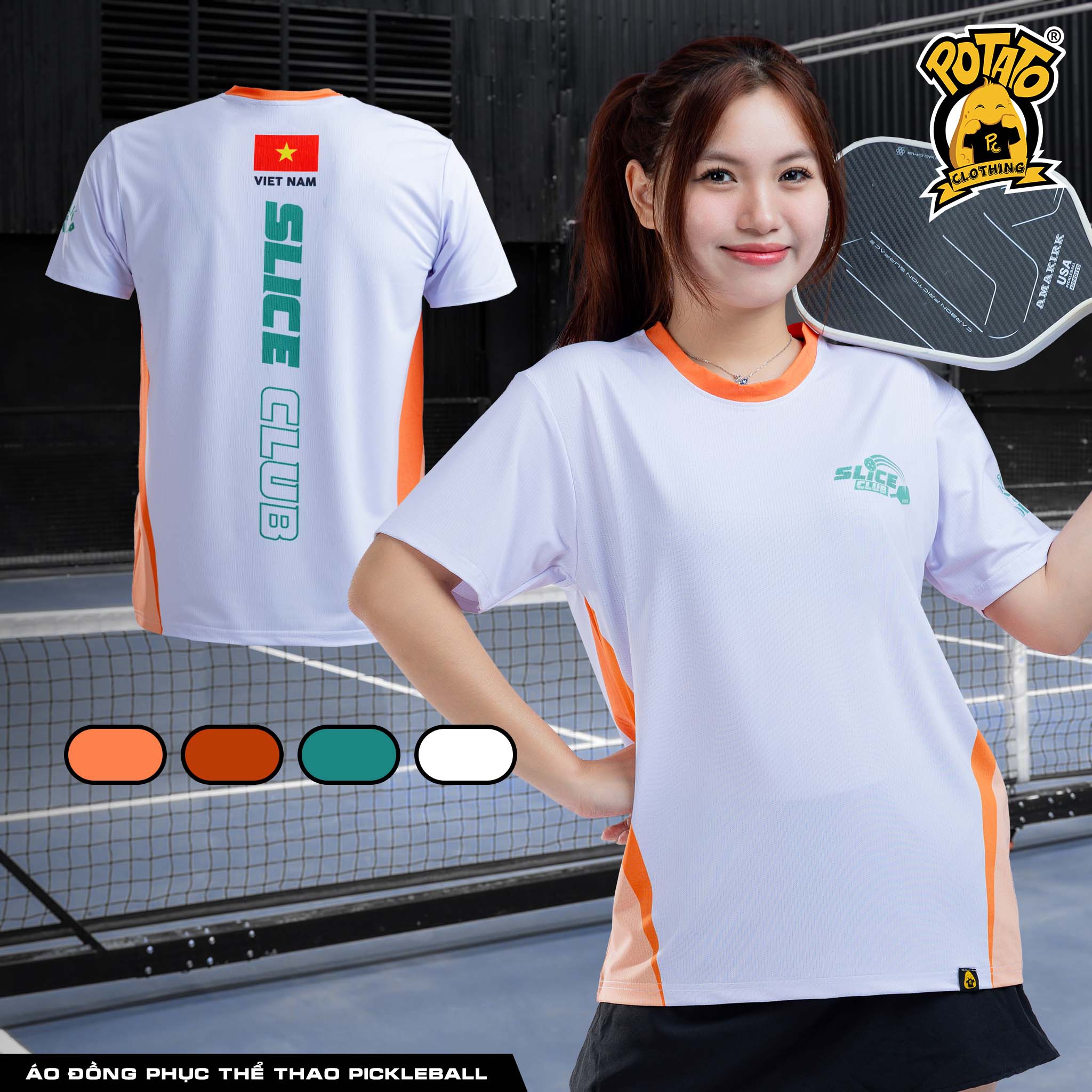 Mẫu áo đồng phục Pickleball số 4 — Potato Clothing