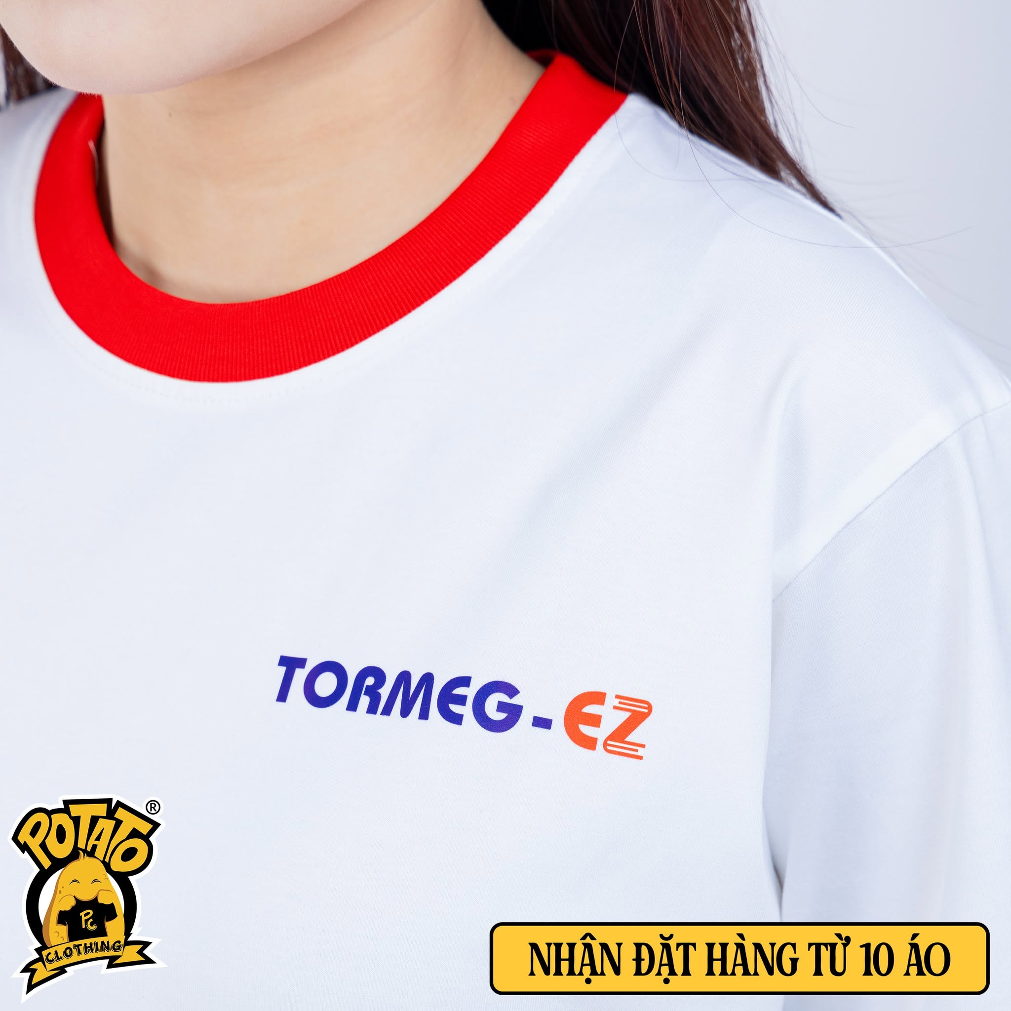 Bo cổ tròn - ảnh mẫu 1 tại Potato Clothing