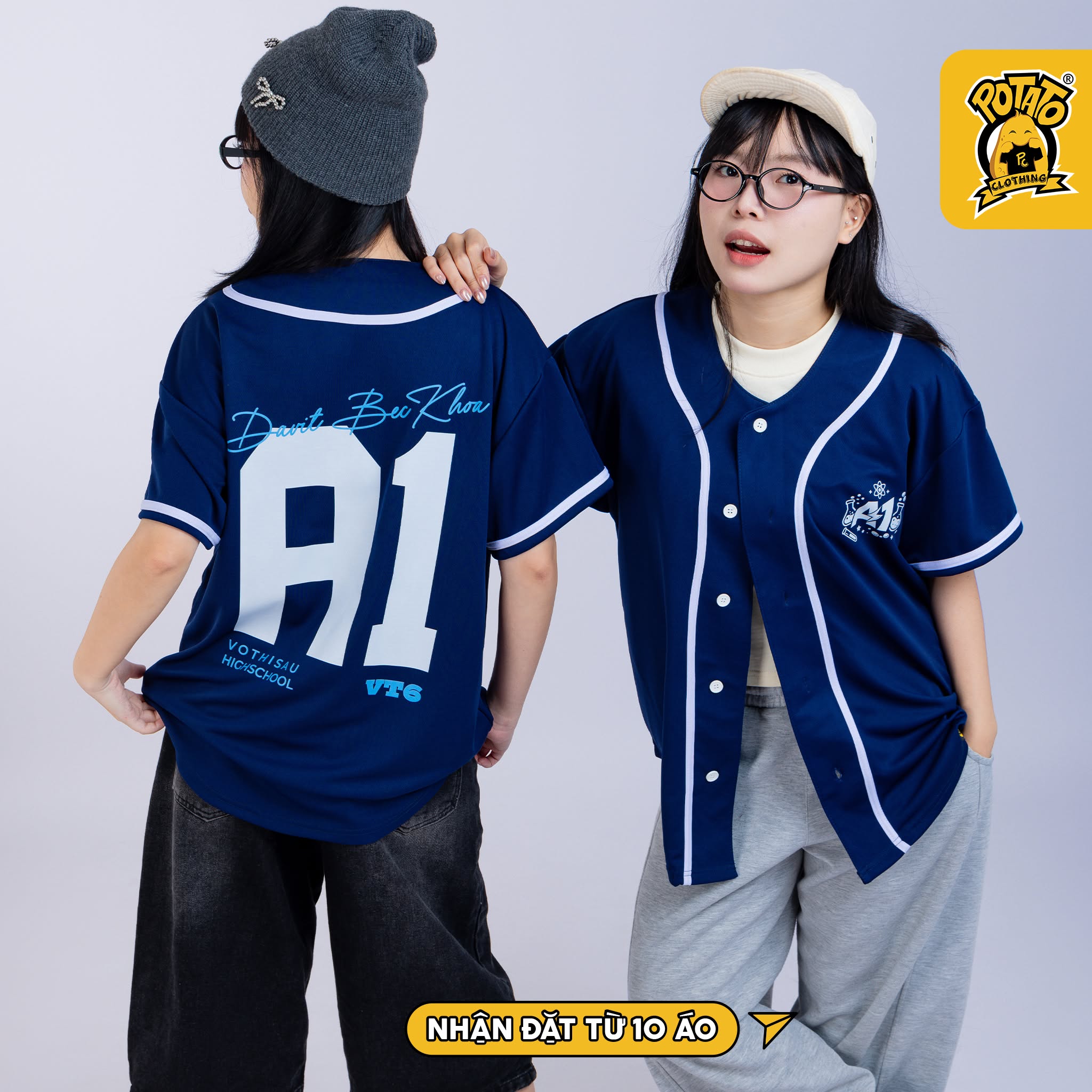 Mẫu áo in logo tên lớp 01