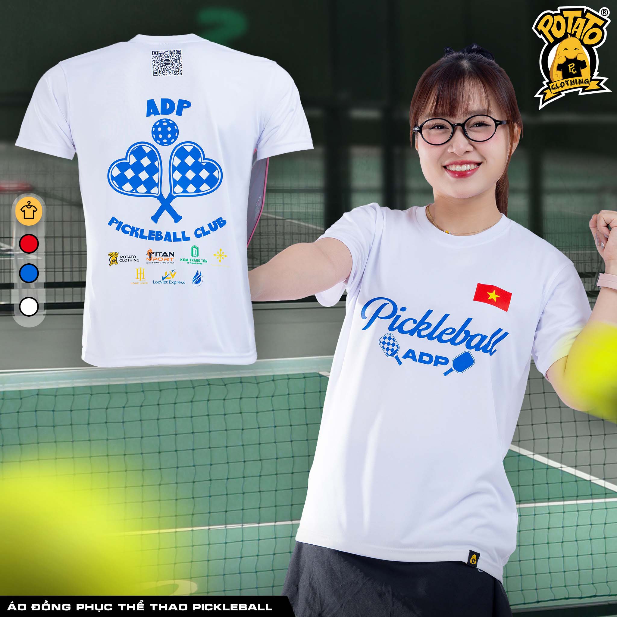 Mẫu đồng phục Pickleball Potato Clothing 8