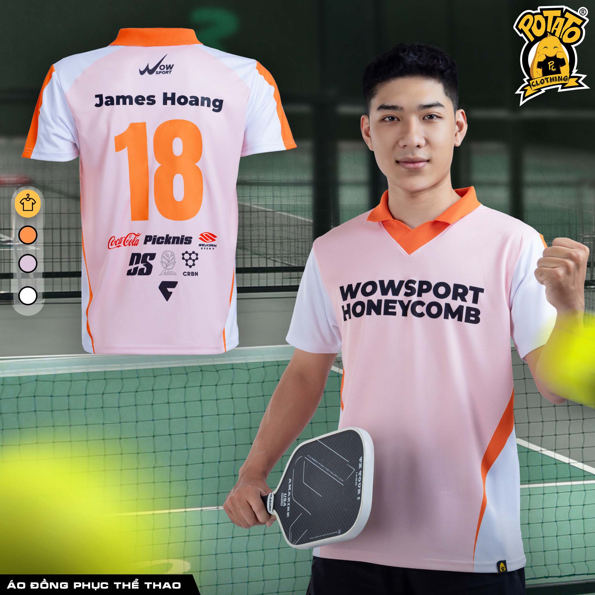 Mẫu đồng phục Pickleball Potato Clothing 7