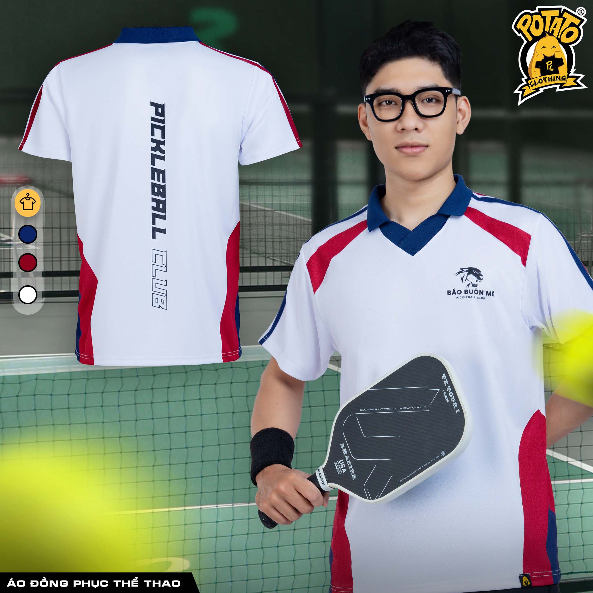 Mẫu đồng phục Pickleball Potato Clothing 6