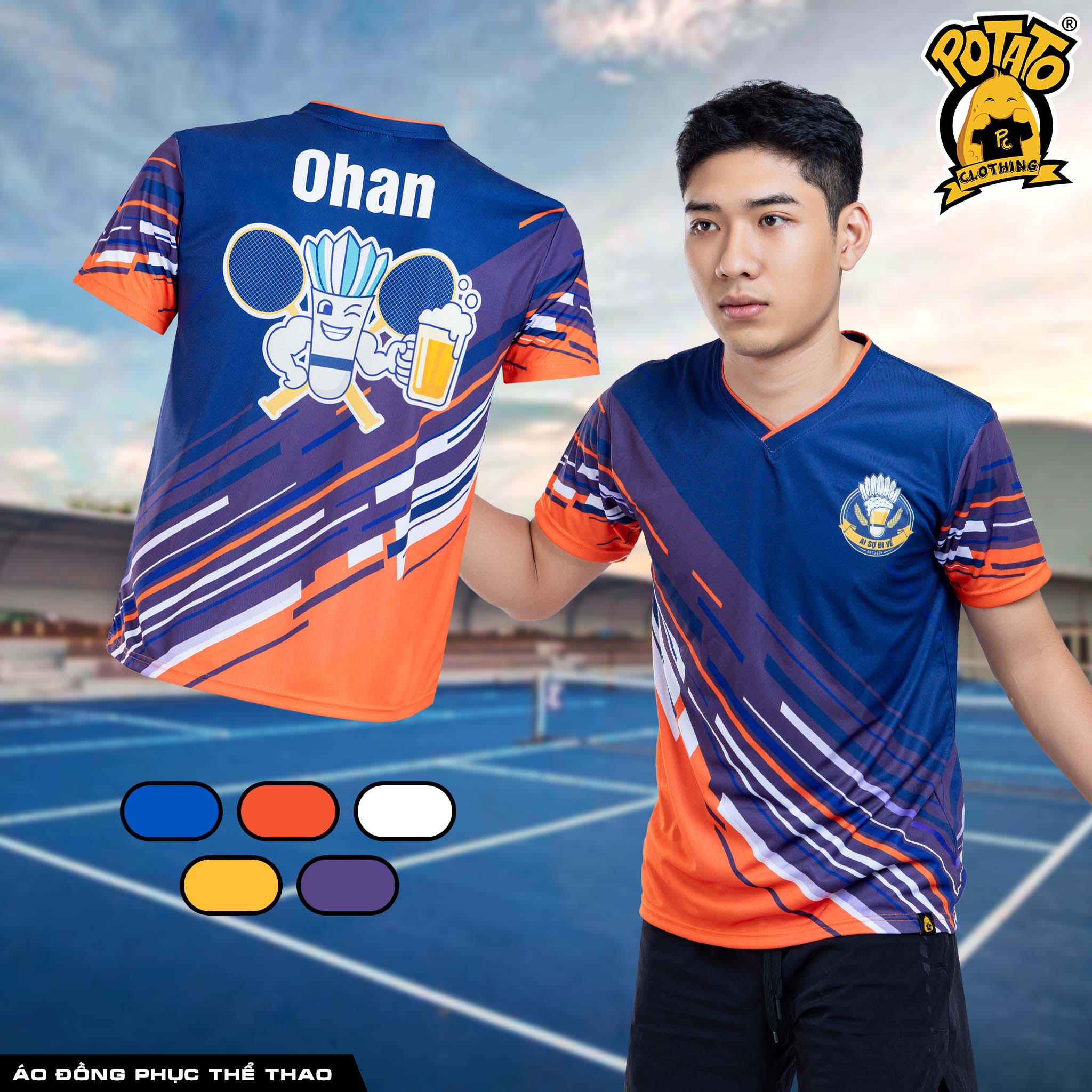 Mẫu đồng phục Pickleball Potato Clothing 3