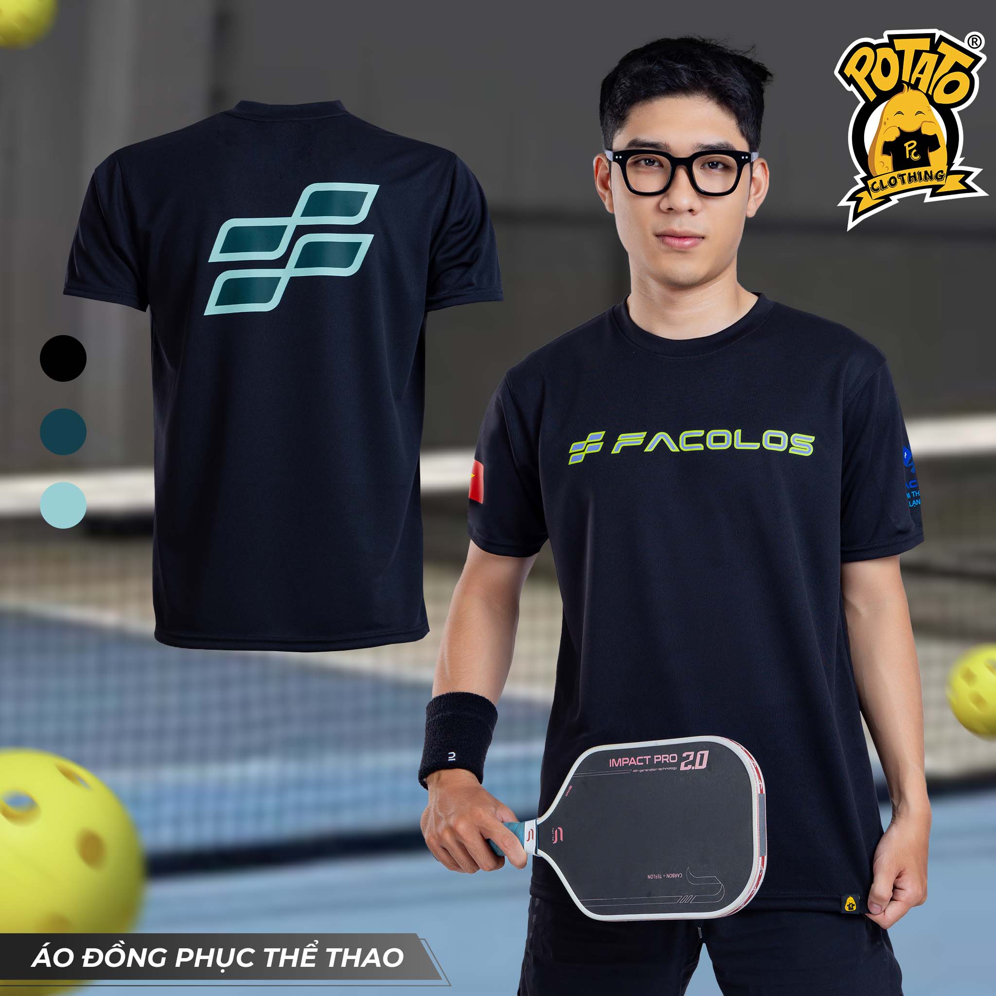 Mẫu đồng phục Pickleball Potato Clothing 1