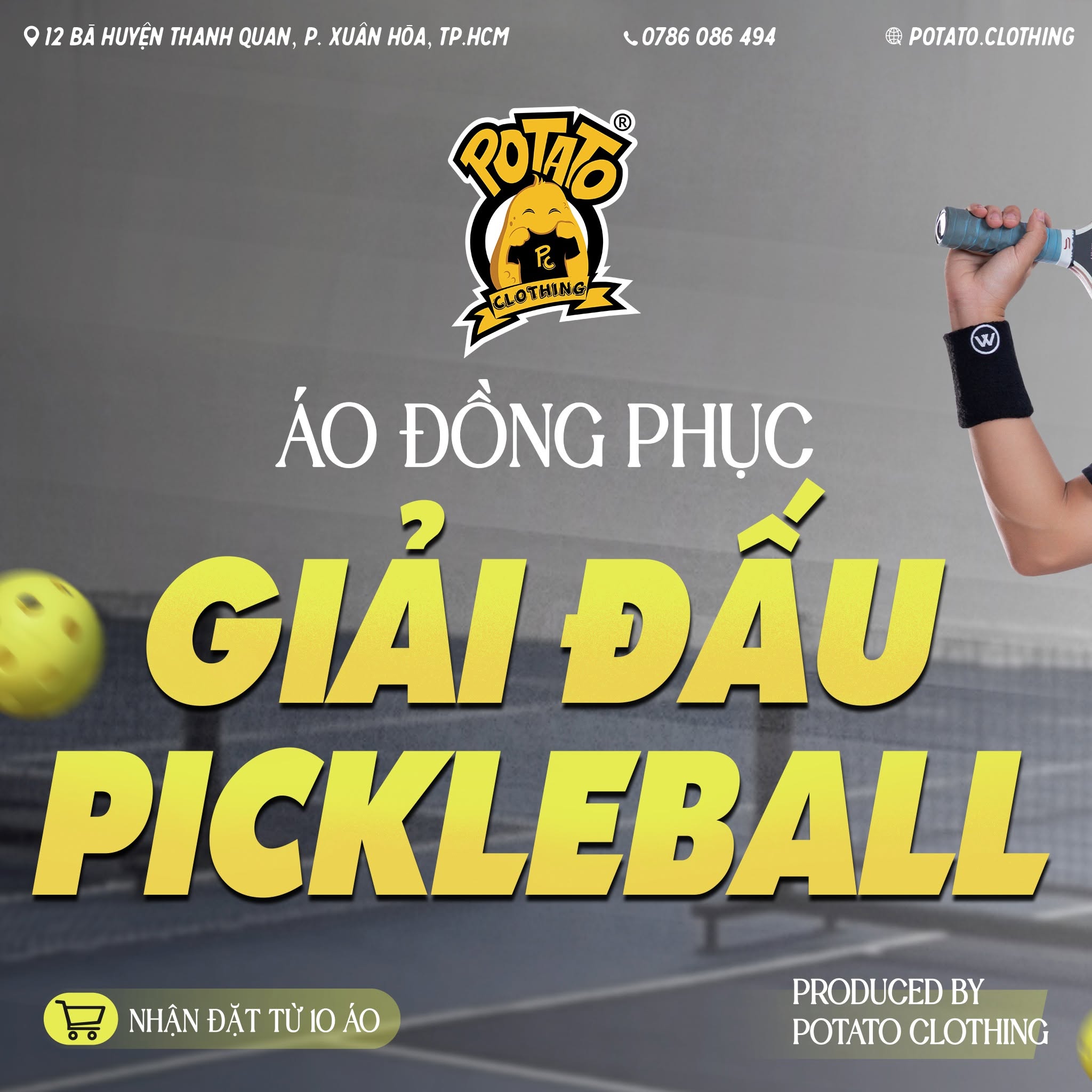 Feedback khách hàng Potato Clothing Pickleball 19
