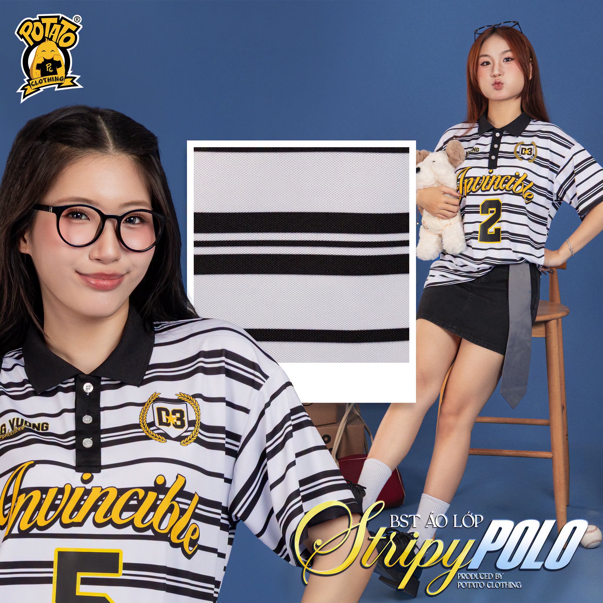 Form dáng áo lớp polo chỉn chu
