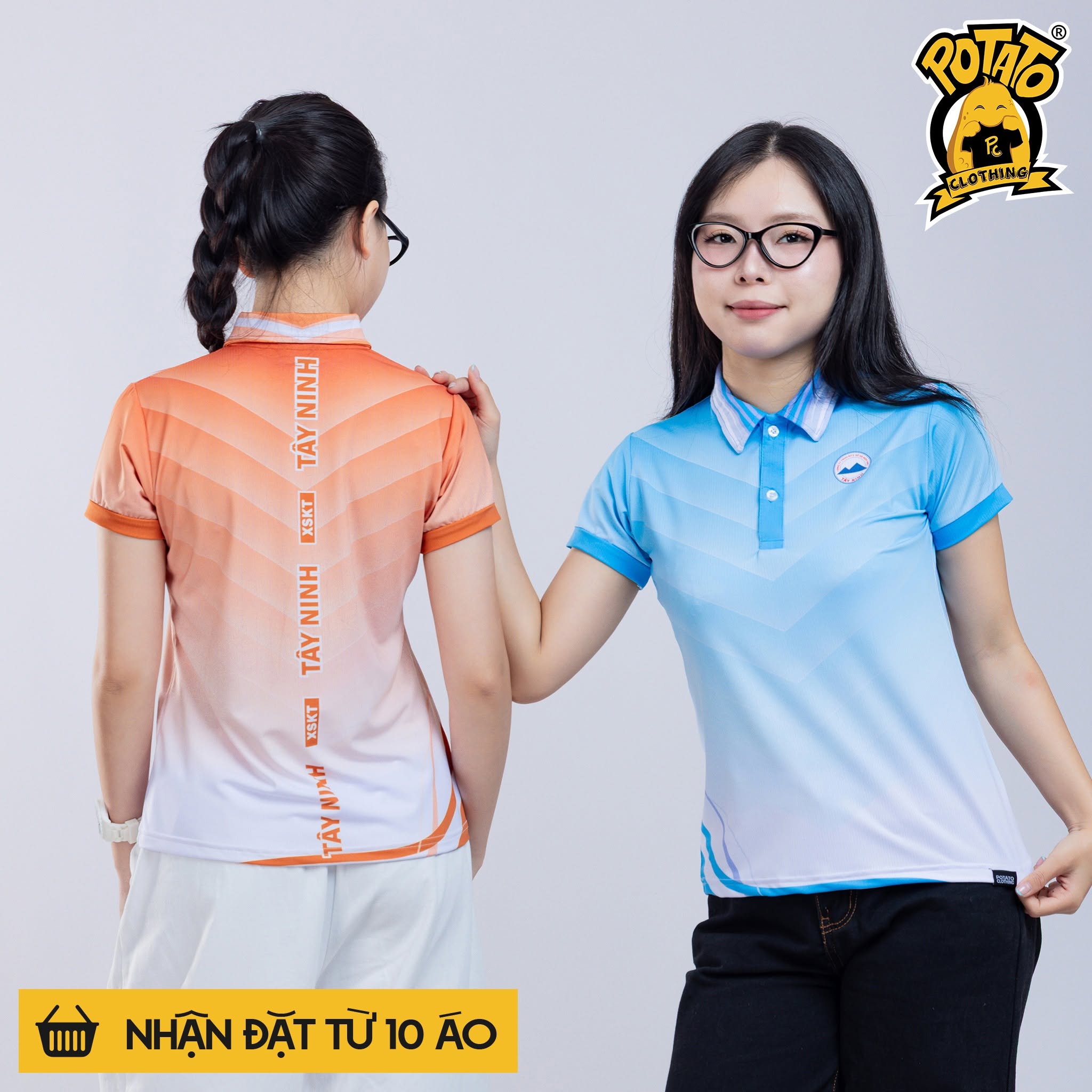 Bo cổ dệt họa tiết - ảnh mẫu 2 tại Potato Clothing