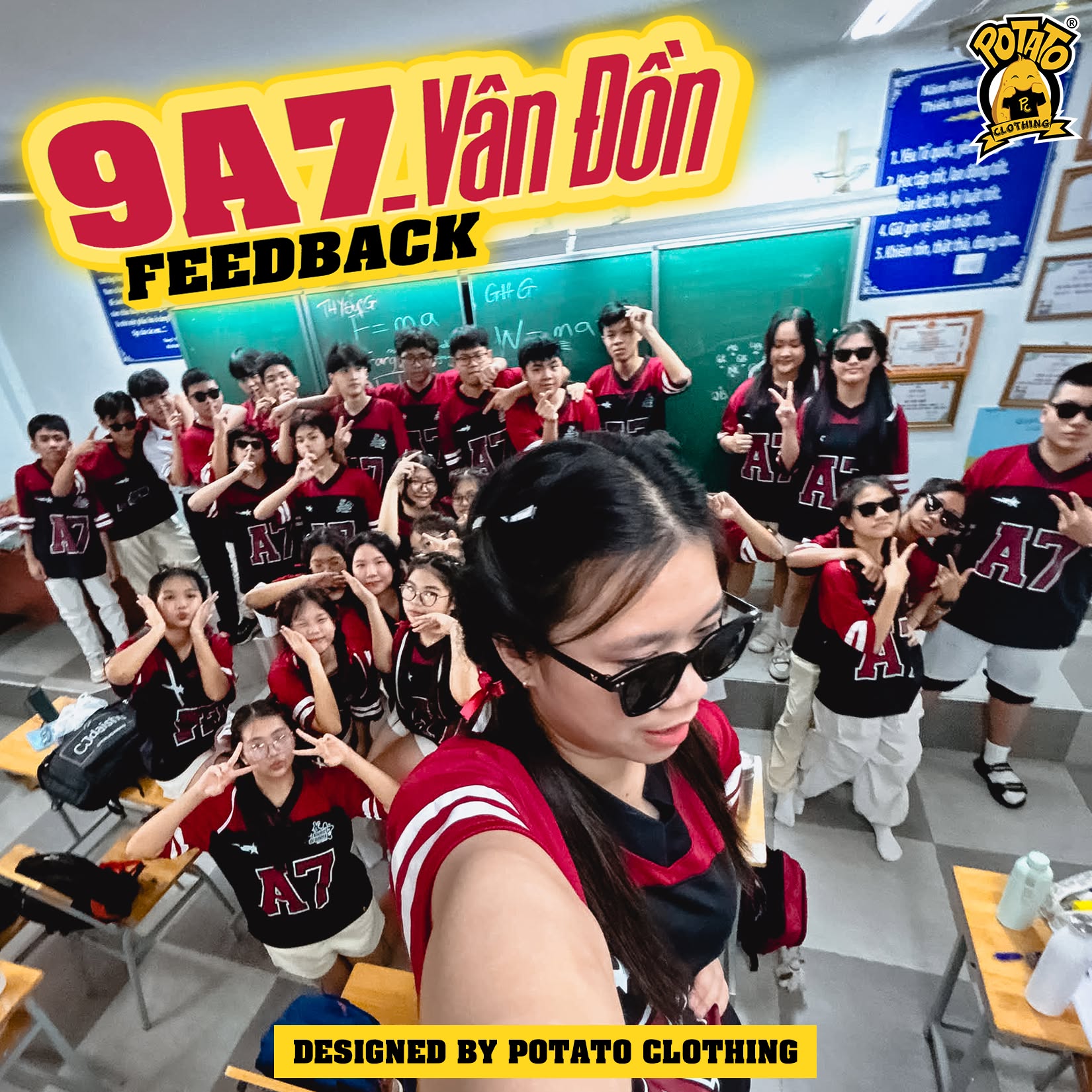 Feedback áo lớp bóng bầu dục 9A7 Bảnh Nhất Vân Đồn - ảnh 1
