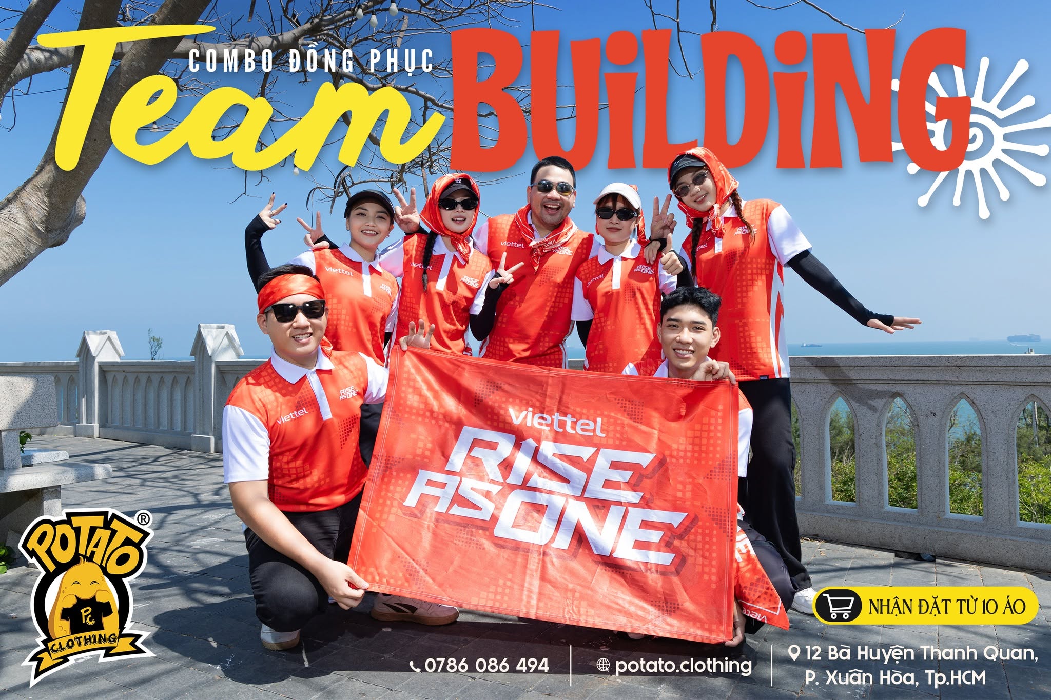 Ảnh bìa hero banner đồng phục team building