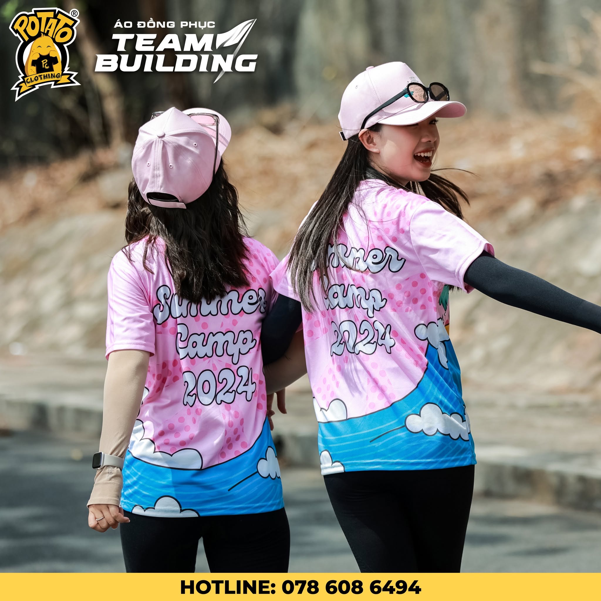 Áo đồng phục team building mau-hong ảnh 3