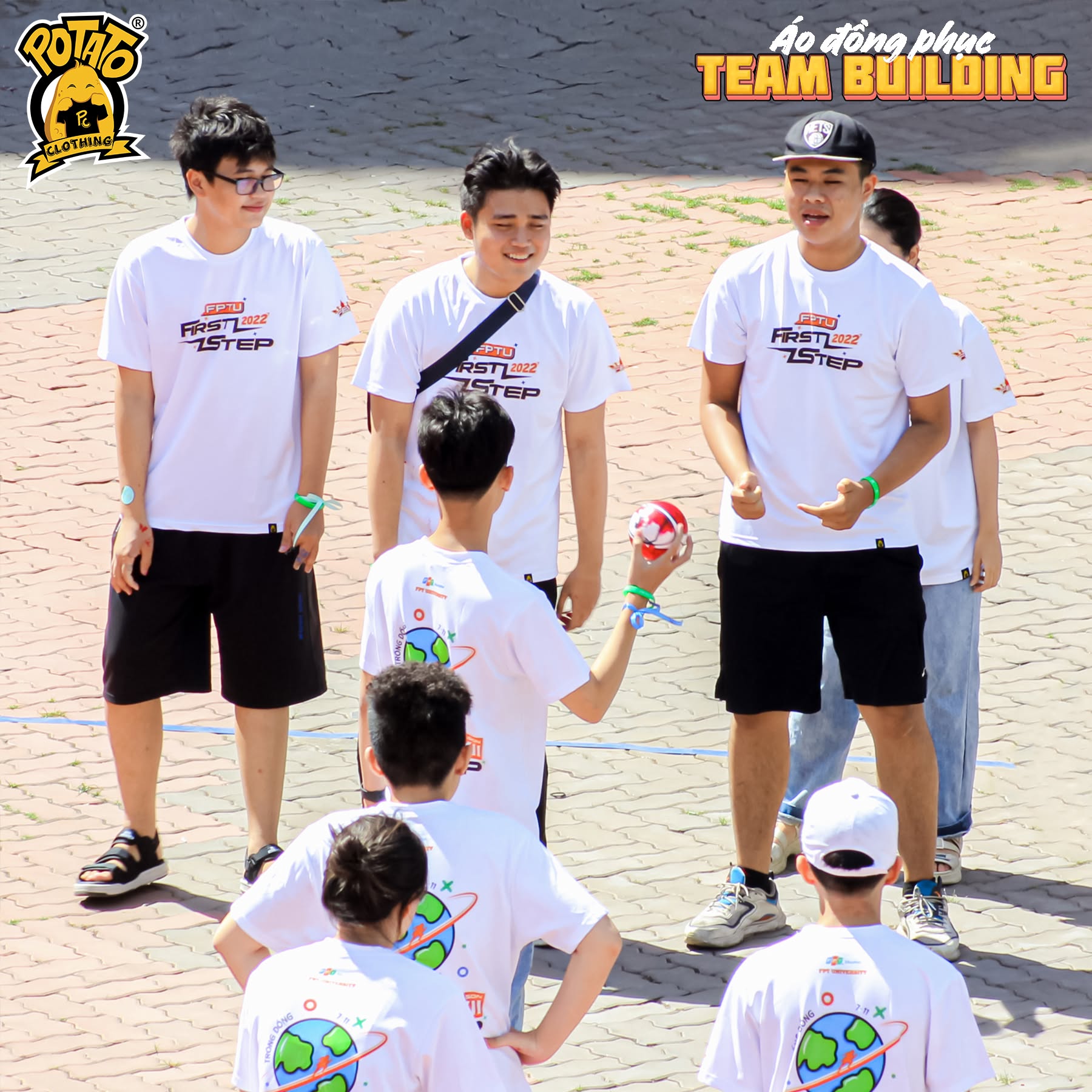 Áo đồng phục team building mau-trang ảnh 1