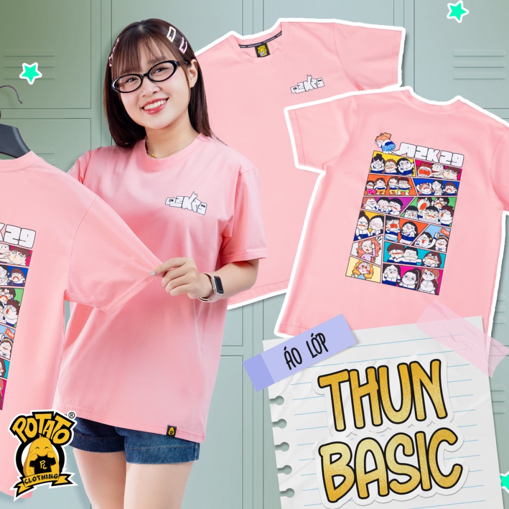 Áo thun cổ tròn Potato Clothing