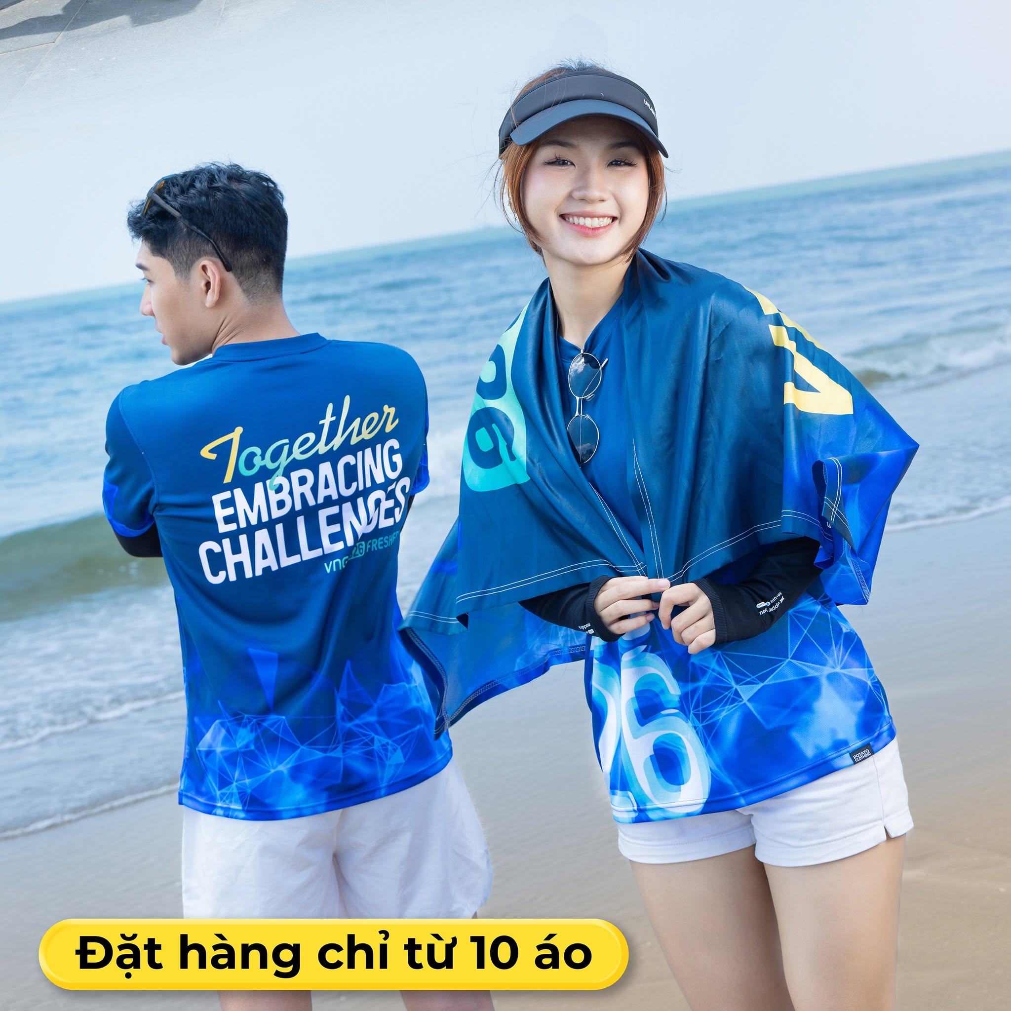Áo đồng phục team building mau-xanh-bien ảnh 3