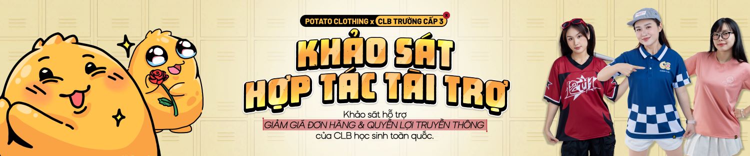 Potato Clothing tài trợ CLB cấp 3