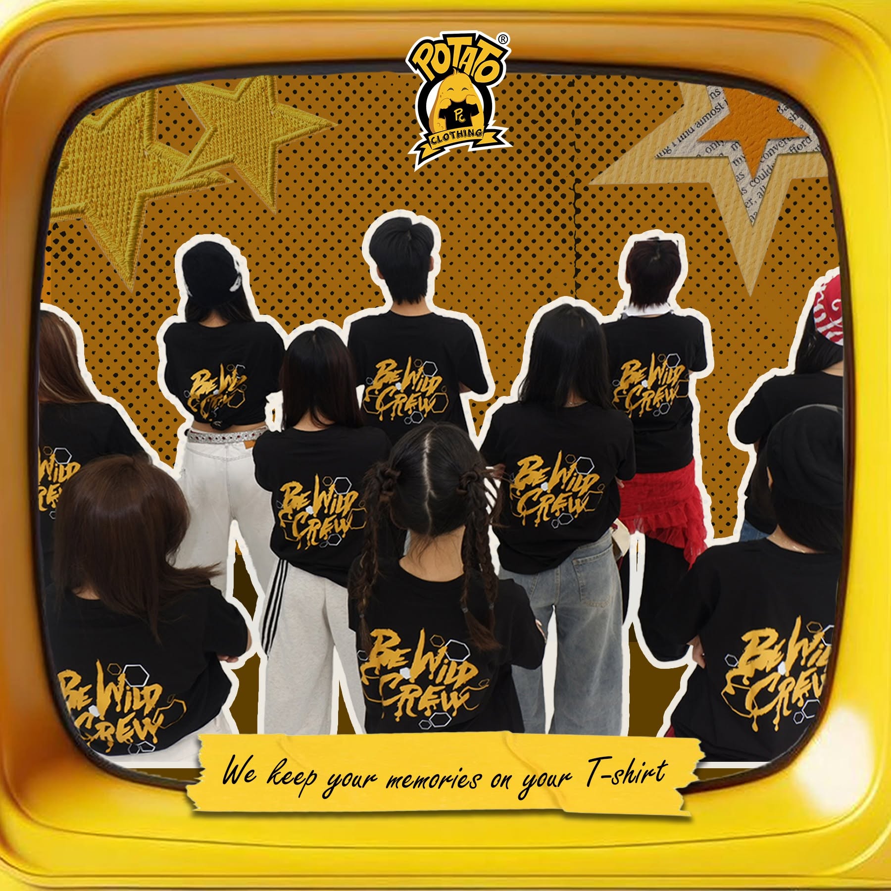 Feedback đồng phục áo thun Be Wild Crew màu đen - ảnh 3